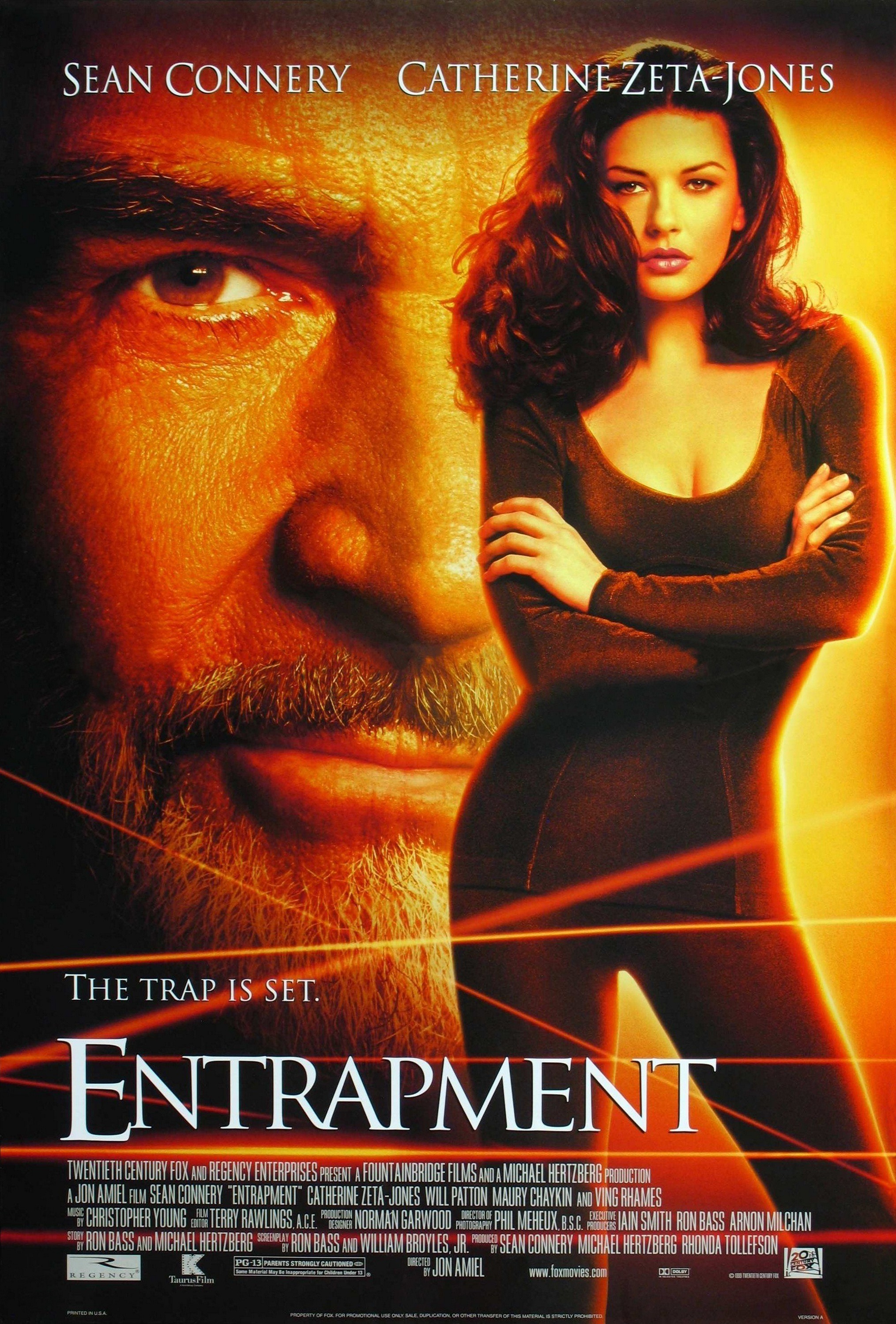 Mega Sized Movie Poster Image for Entrapment (#1 of 2)