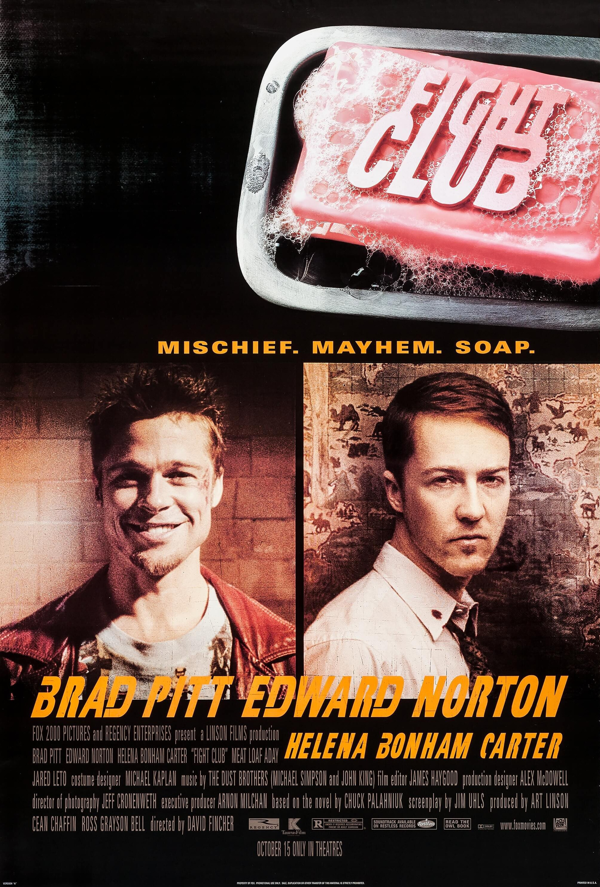 Mega Sized Movie Poster Image for Fight Club (#4 of 8)