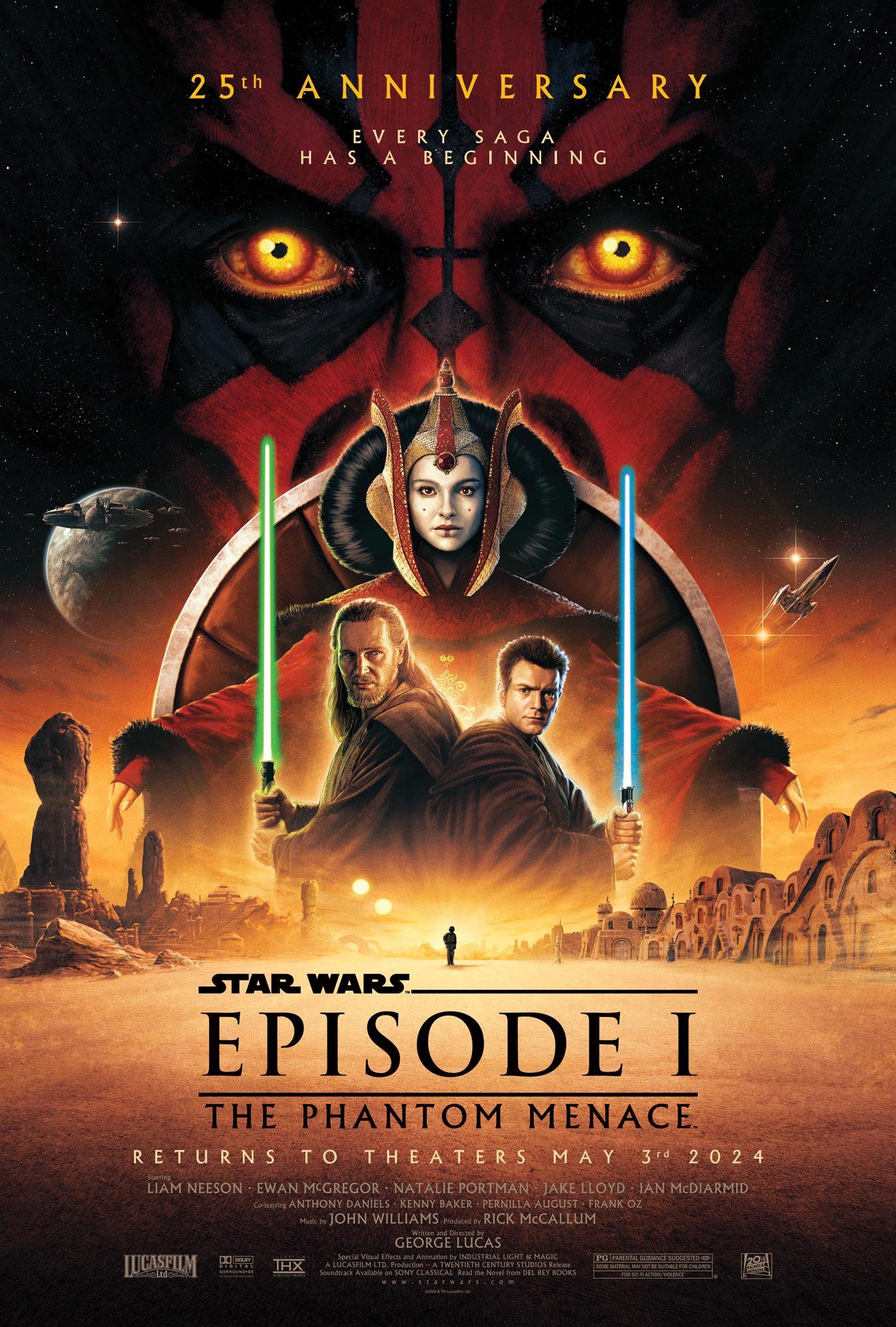 Mega Sized Movie Poster Image for Star Wars Episode 1: The Phantom Menace (#13 of 13)