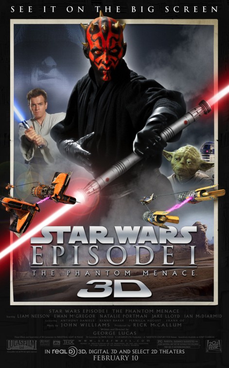 Star Wars Episode 1: The Phantom Menace Movie Poster