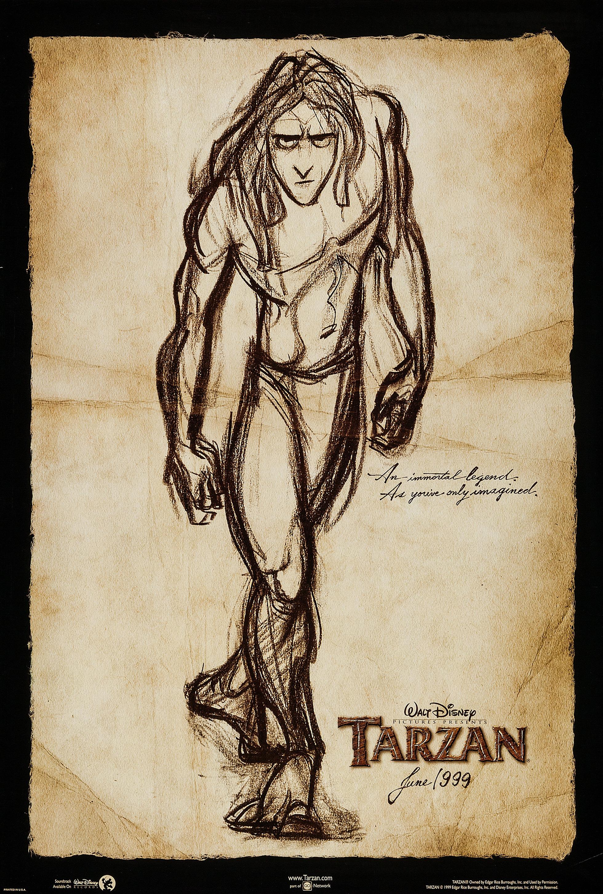 Mega Sized Movie Poster Image for Tarzan (#1 of 4)
