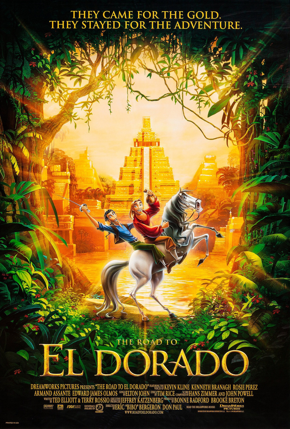 Extra Large Movie Poster Image for The Road to El Dorado (#3 of 5)