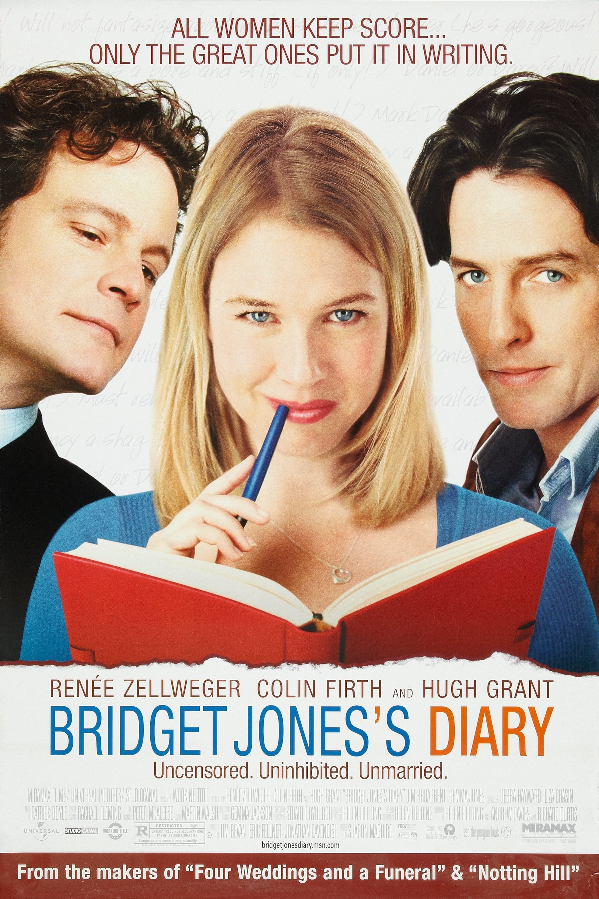 Mega Sized Movie Poster Image for Bridget Jones's Diary (#1 of 5)