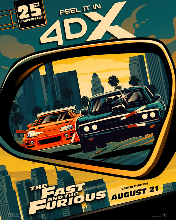 The Fast and the Furious Movie Poster