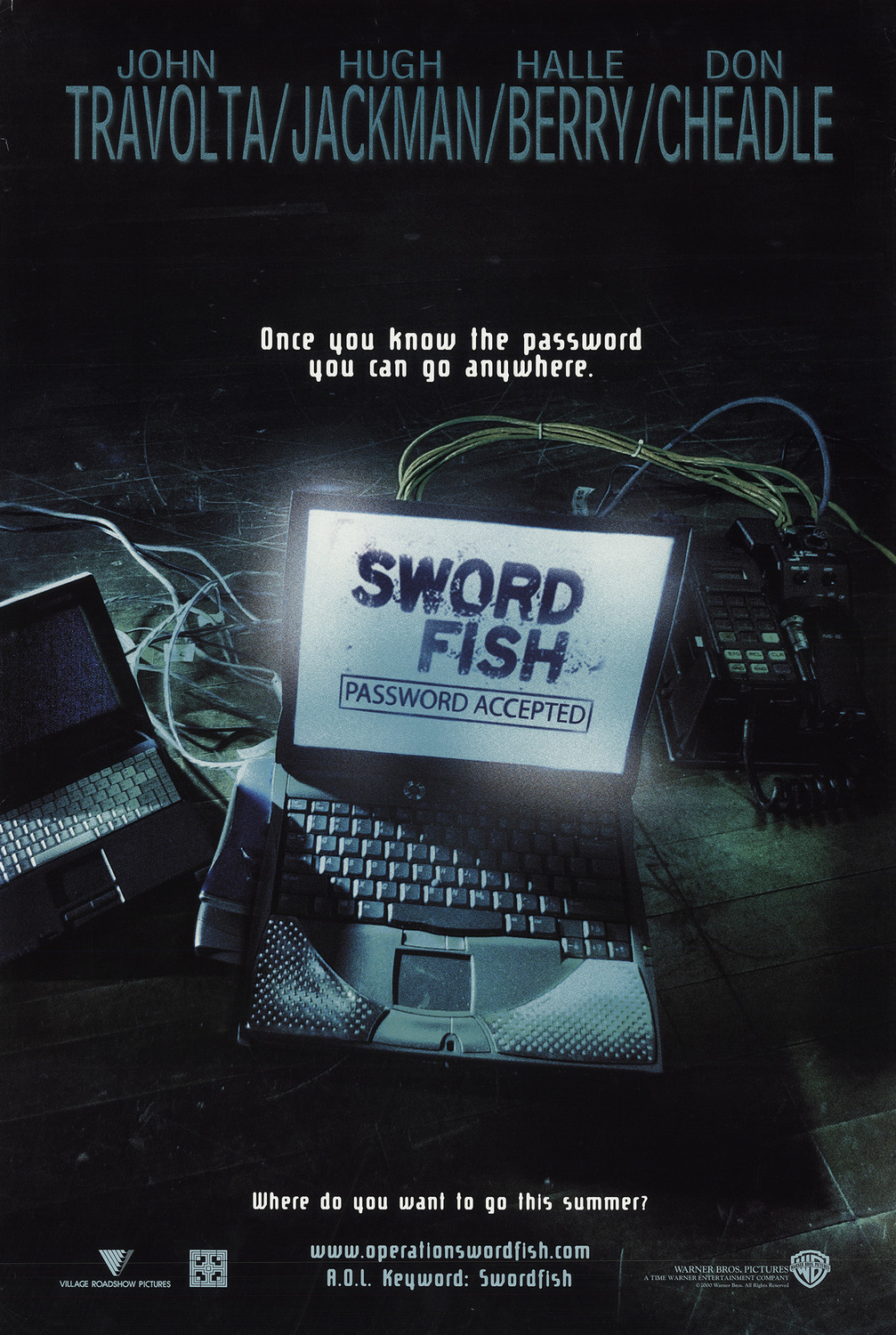 Extra Large Movie Poster Image for Swordfish (#1 of 3)