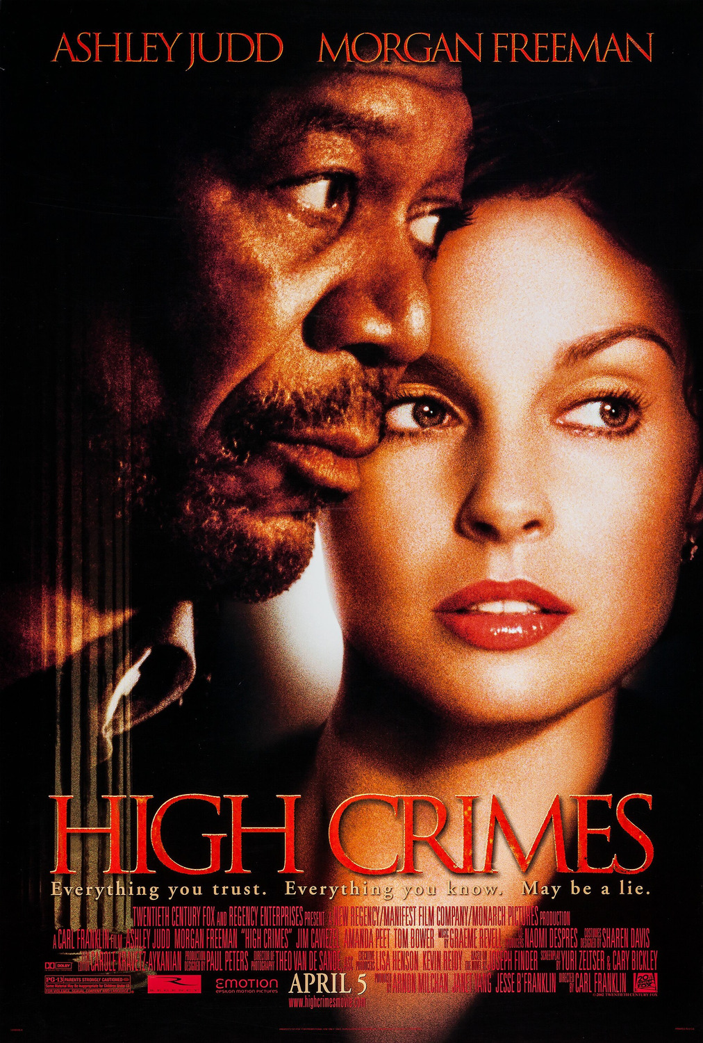 Extra Large Movie Poster Image for High Crimes (#1 of 3)