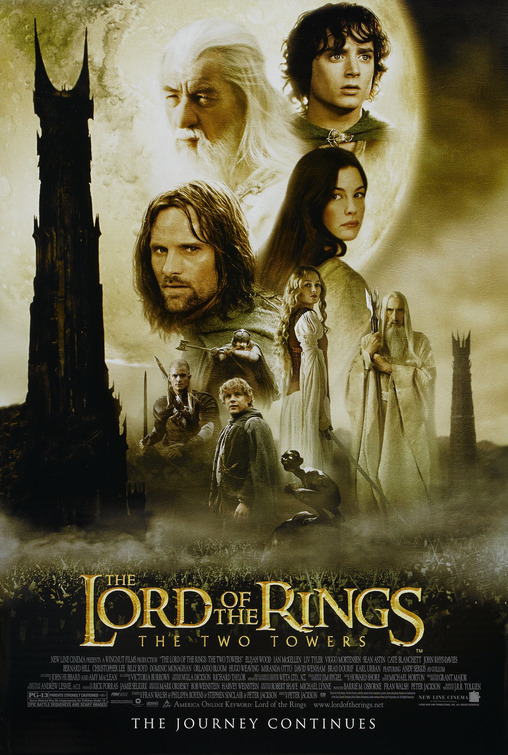 The Lord of the Rings: The Two Towers Movie Poster
