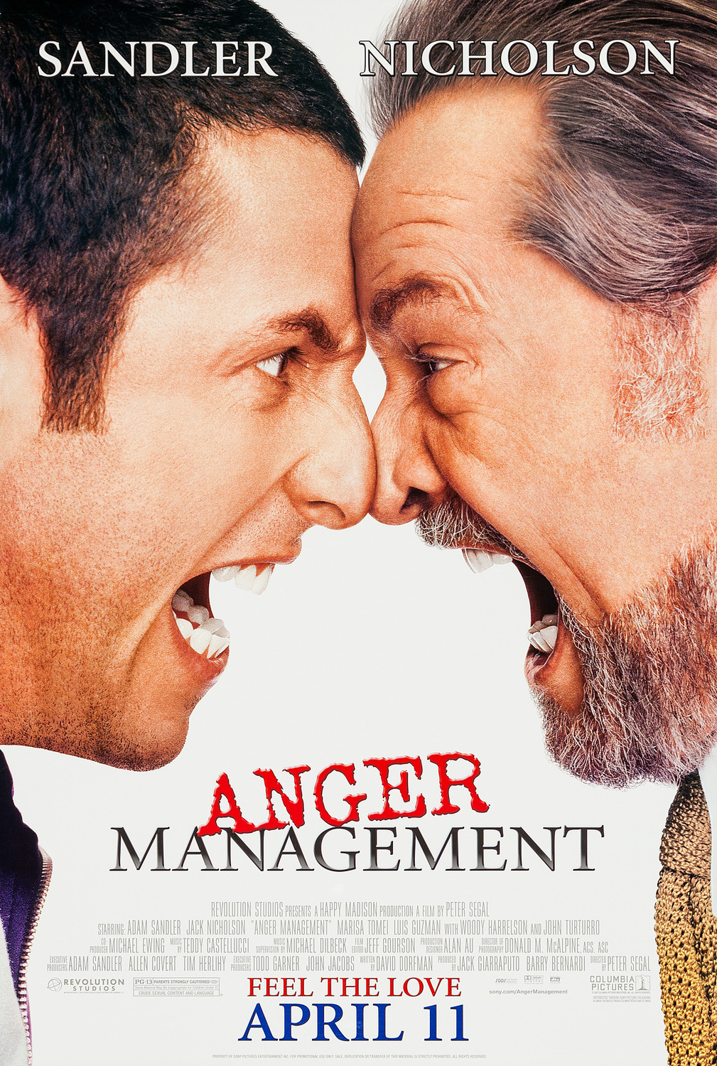 Extra Large Movie Poster Image for Anger Management (#1 of 2)