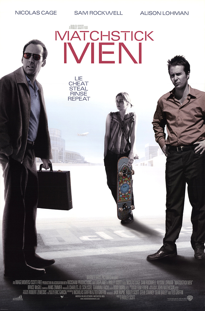 Extra Large Movie Poster Image for Matchstick Men 