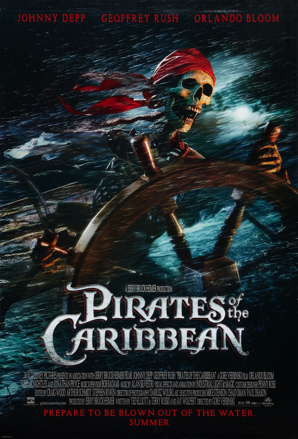 Extra Large Movie Poster Image for Pirates of the Caribbean: The Curse of the Black Pearl (#1 of 13)