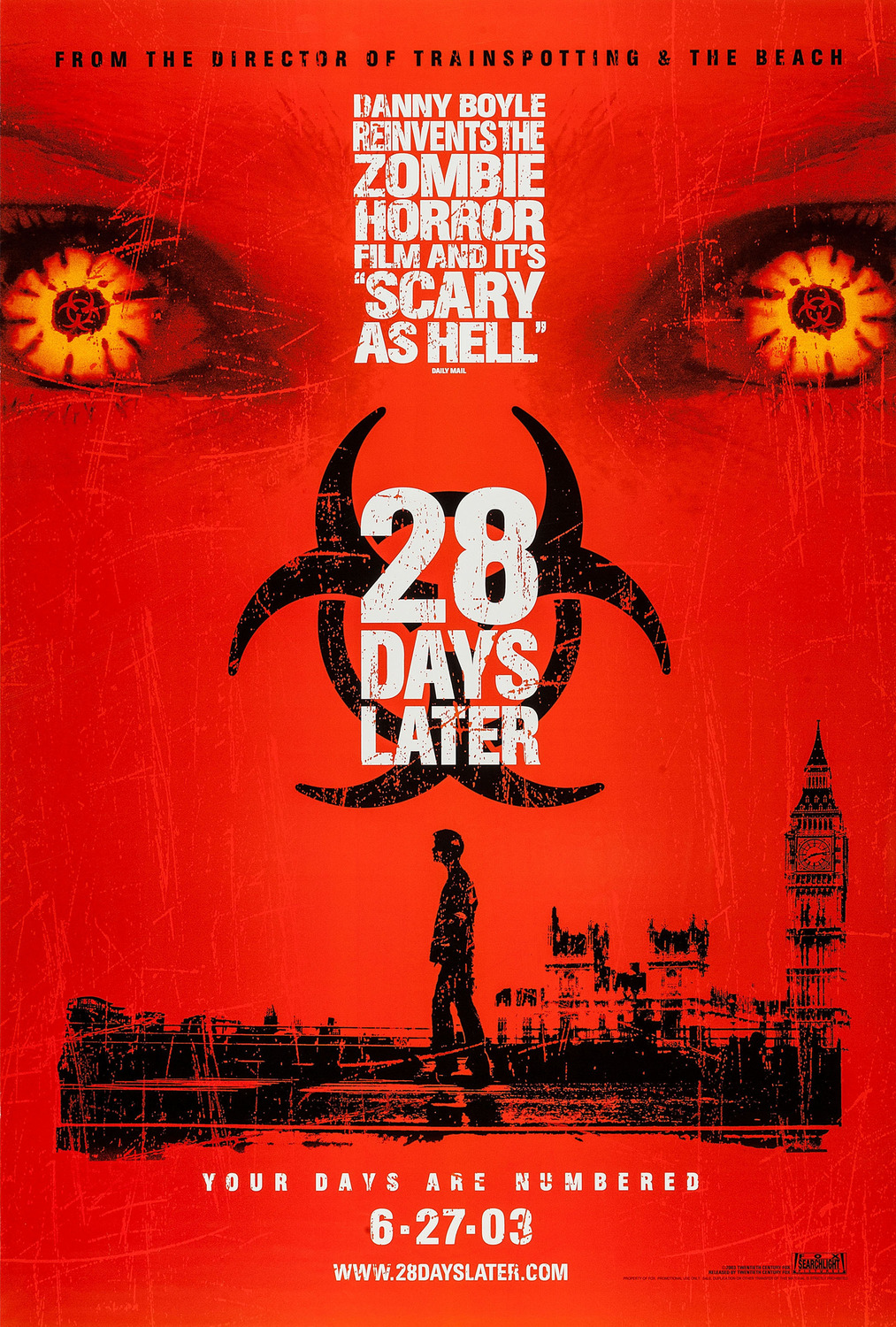 Extra Large Movie Poster Image for 28 Days Later (#2 of 3)
