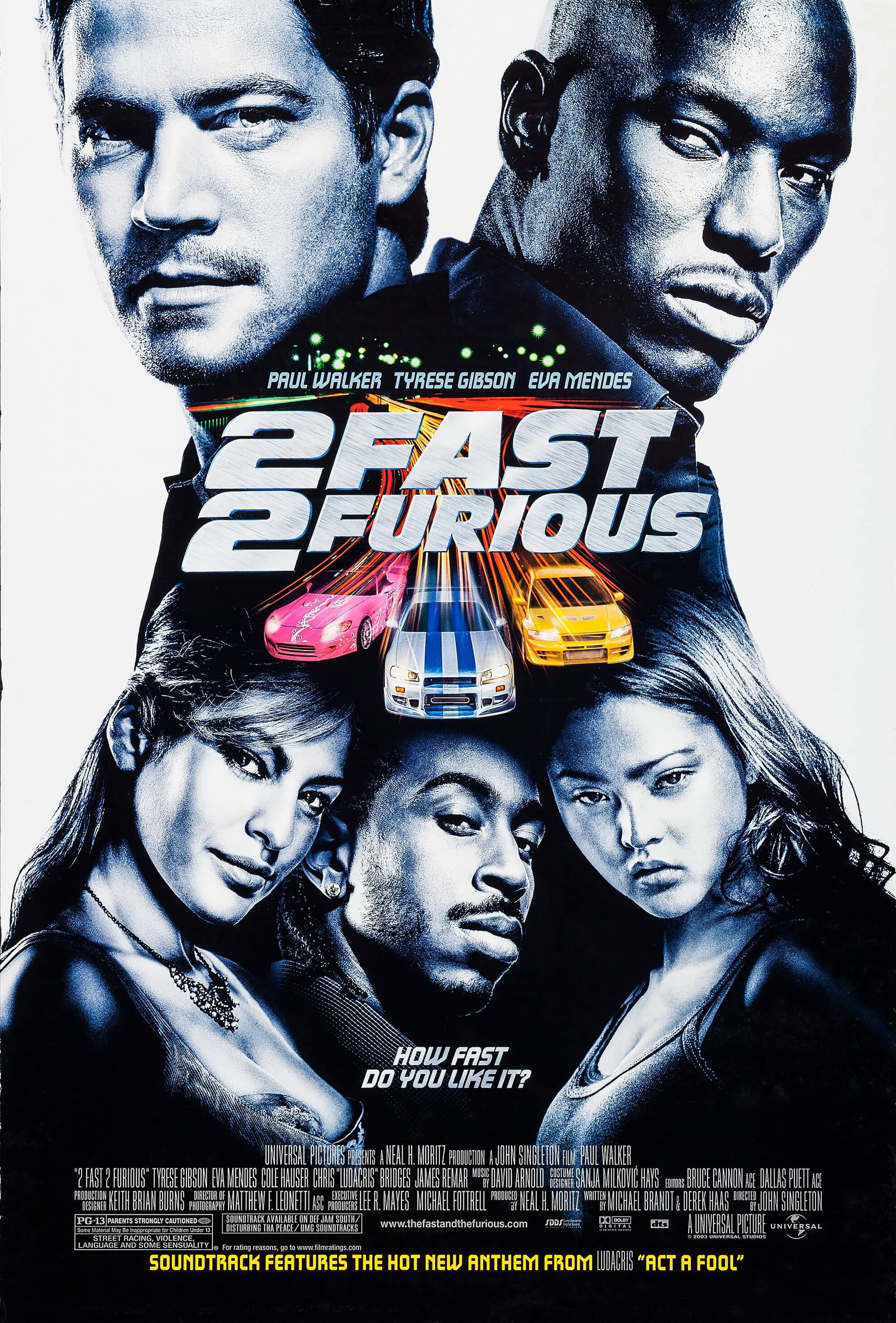 Mega Sized Movie Poster Image for 2 Fast 2 Furious (#5 of 9)