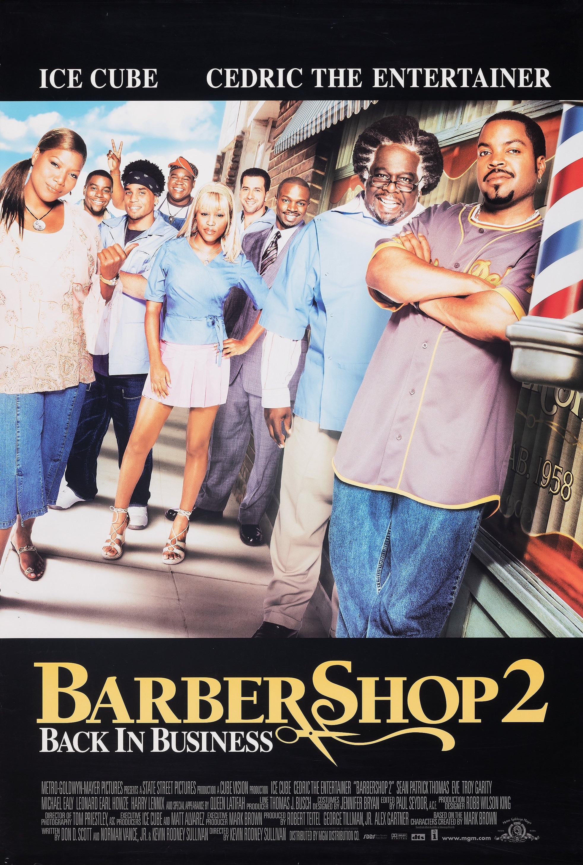 Mega Sized Movie Poster Image for Barbershop 2: Back in Business 