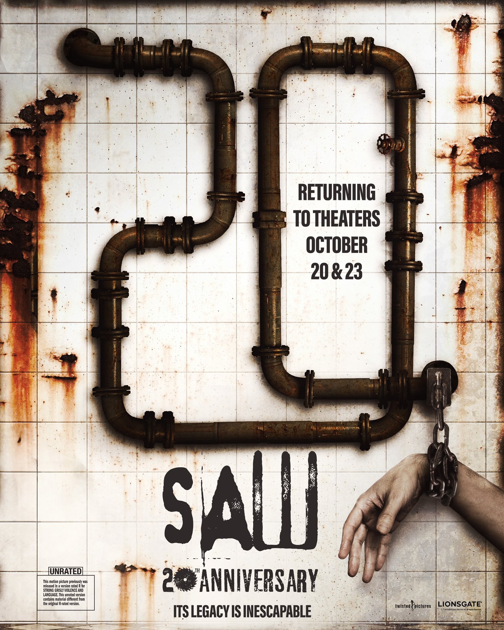 Mega Sized Movie Poster Image for Saw (#15 of 15)