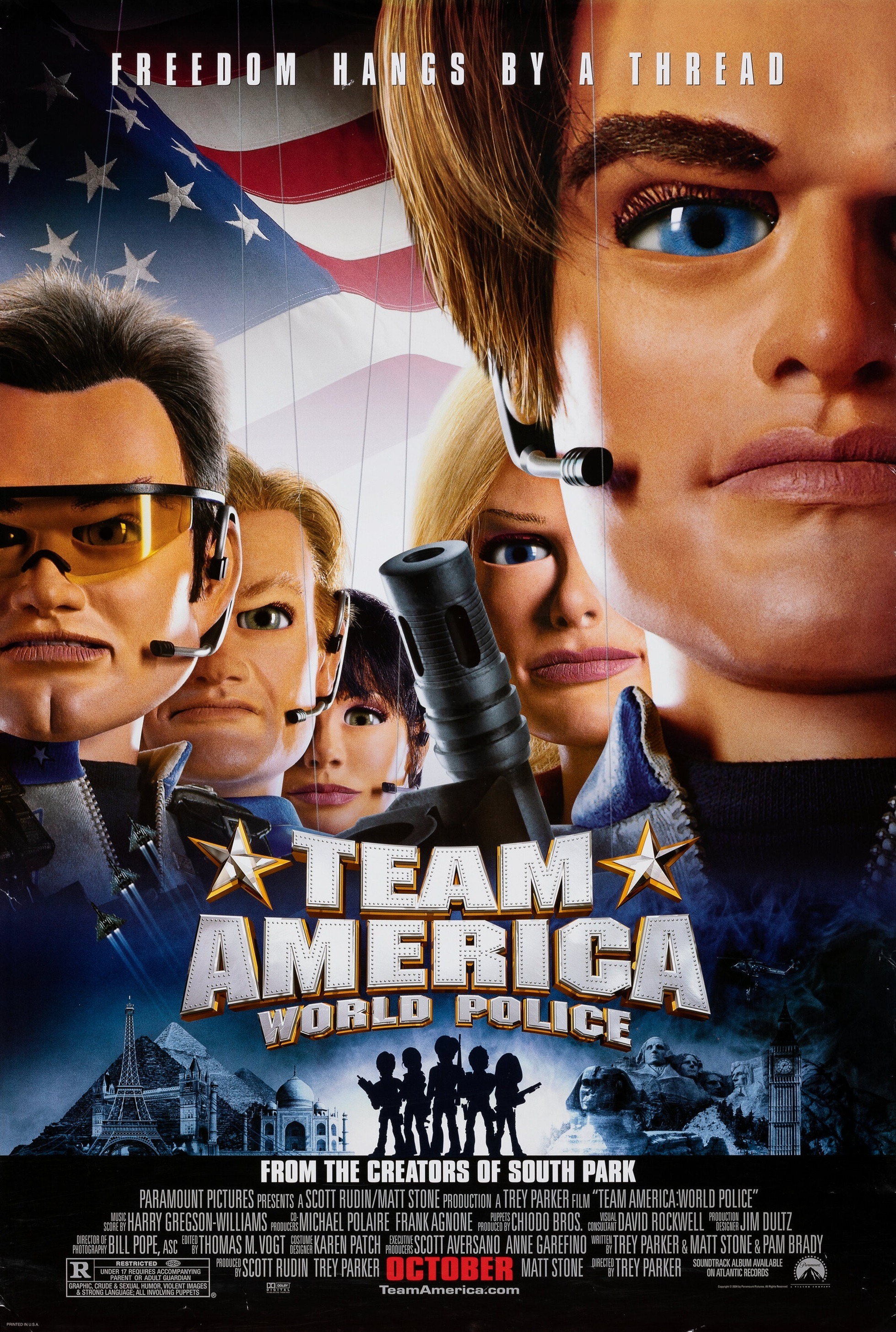 Mega Sized Movie Poster Image for Team America: World Police (#4 of 4)