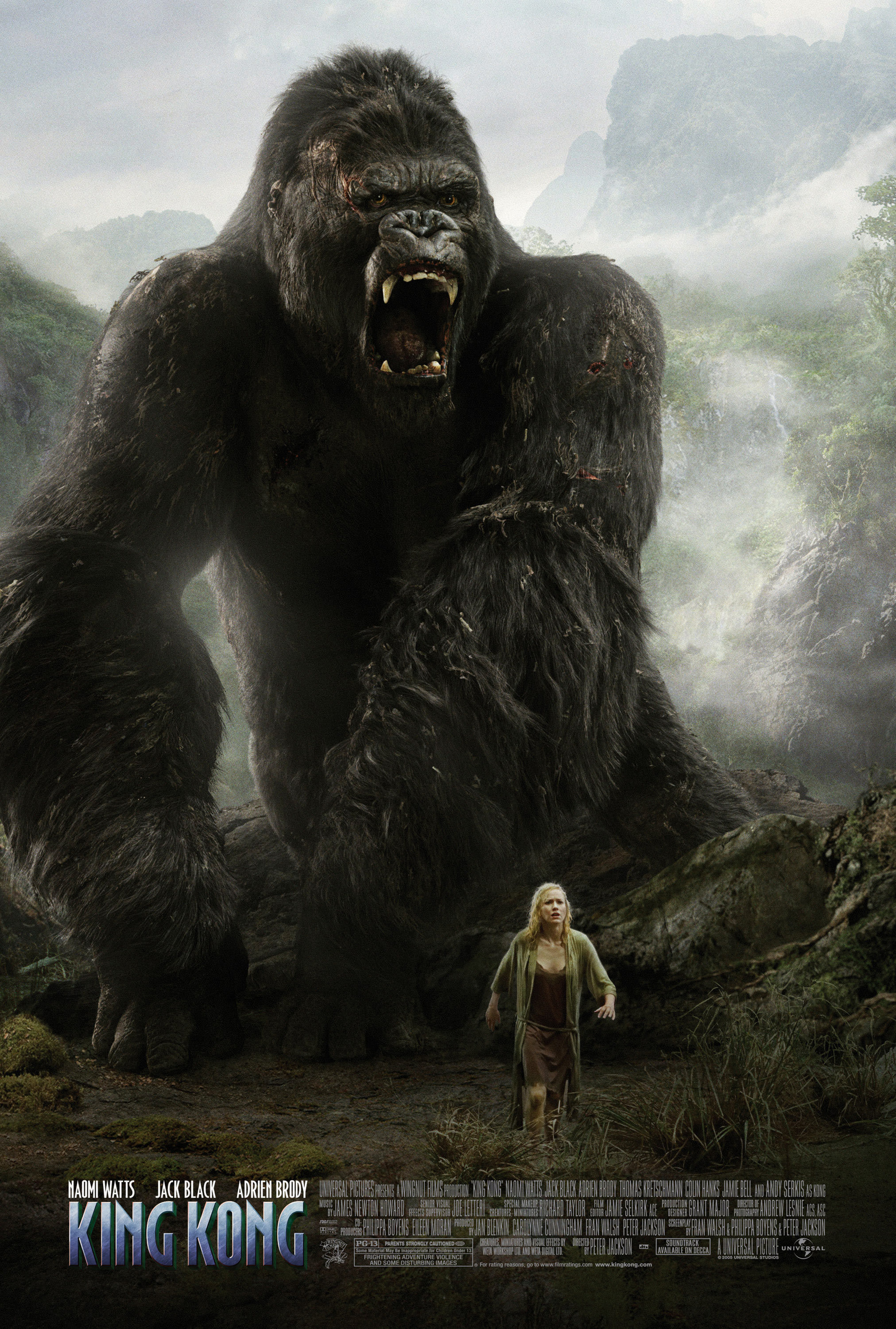 Mega Sized Movie Poster Image for King Kong (#4 of 6)