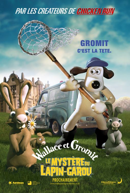 Wallace & Gromit in The Curse of the Were-Rabbit Movie Poster