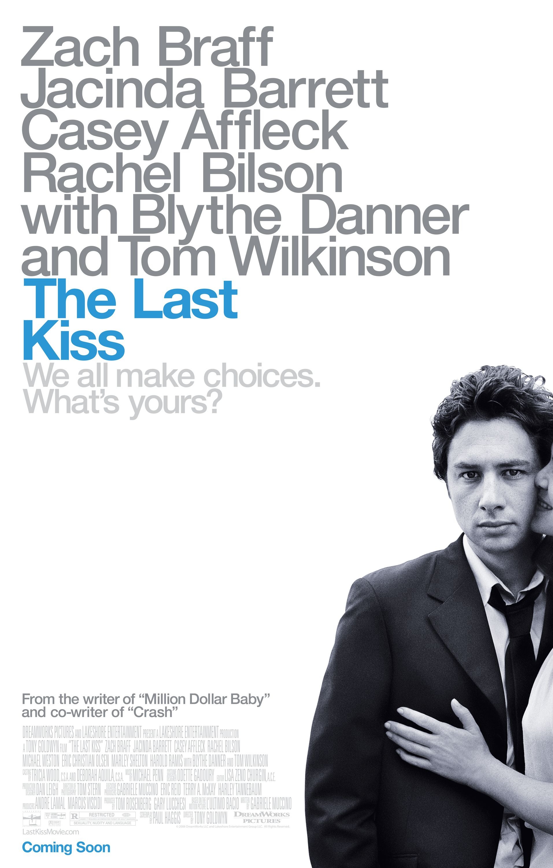 Mega Sized Movie Poster Image for The Last Kiss (#1 of 4)