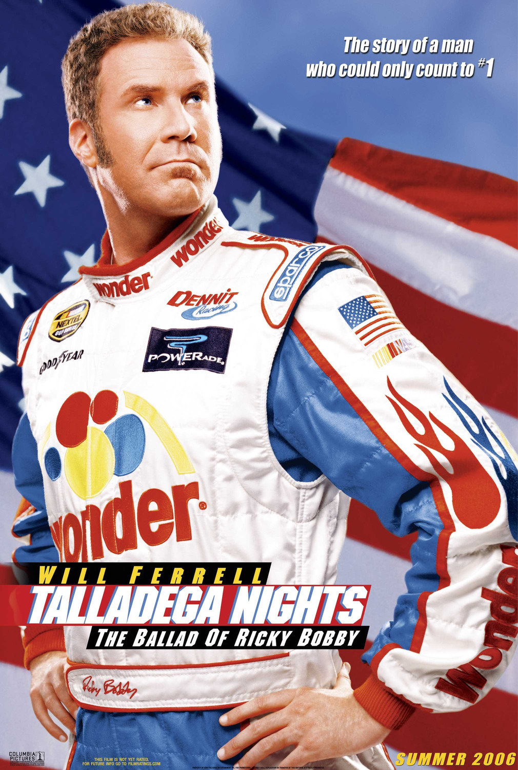 Extra Large Movie Poster Image for Talladega Nights: The Ballad of Ricky Bobby (#1 of 3)