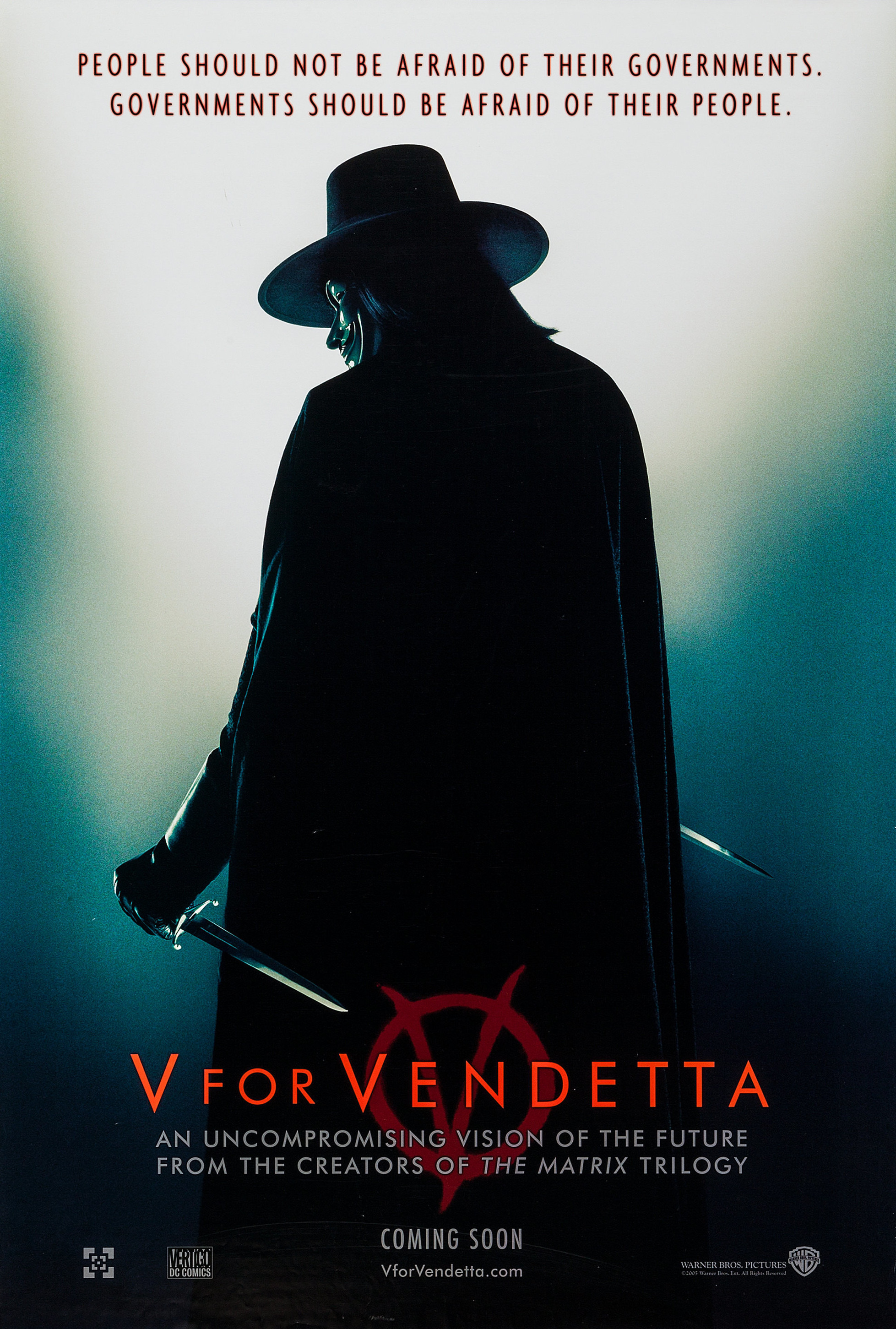 Mega Sized Movie Poster Image for V for Vendetta (#1 of 6)