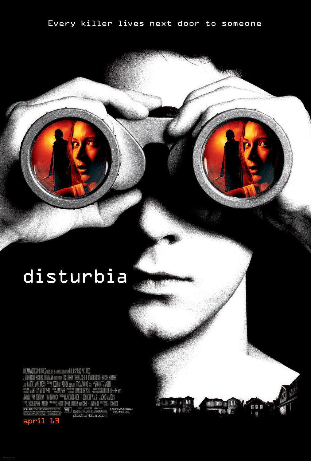 Extra Large Movie Poster Image for Disturbia (#1 of 2)