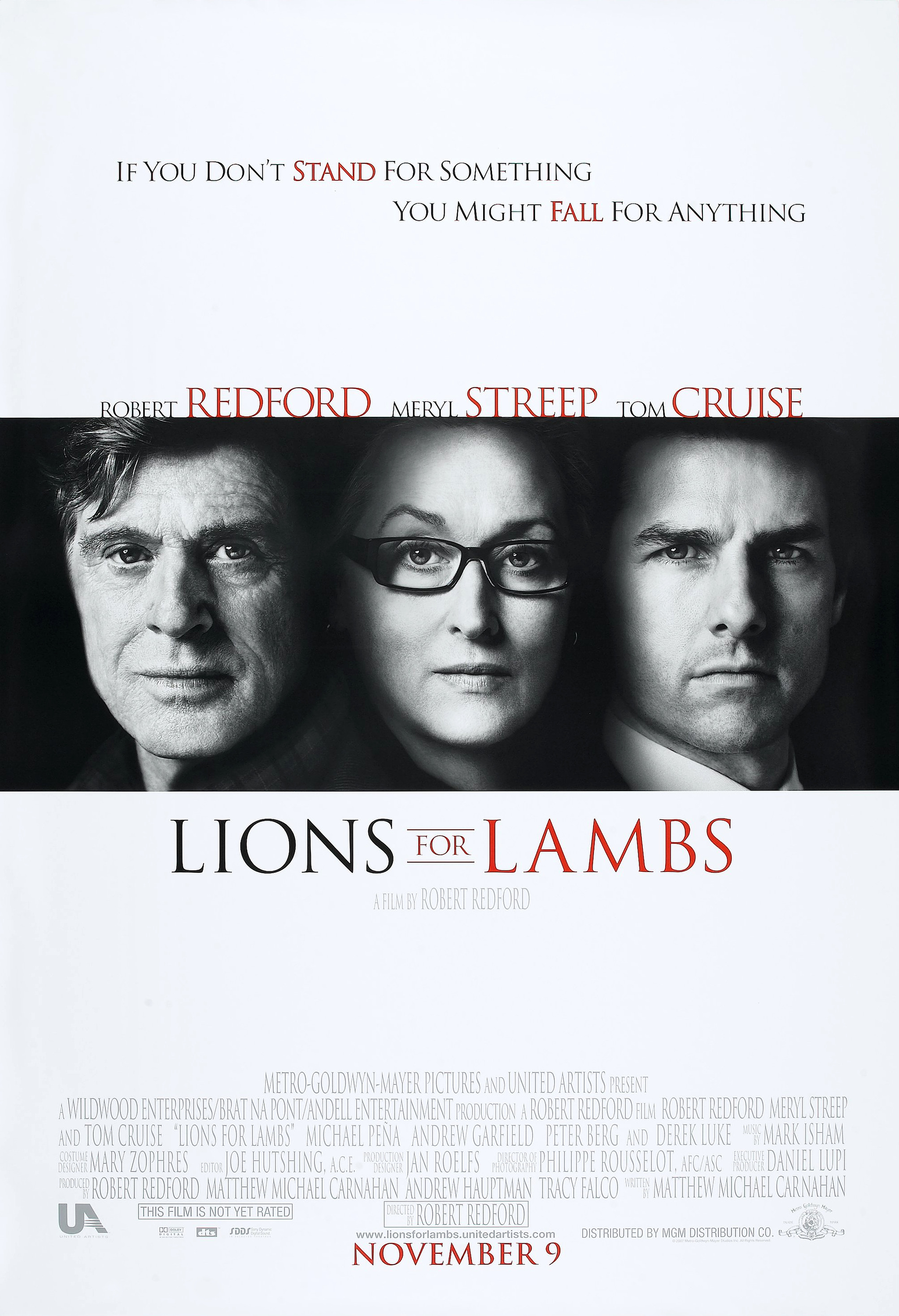 Mega Sized Movie Poster Image for Lions for Lambs (#1 of 4)
