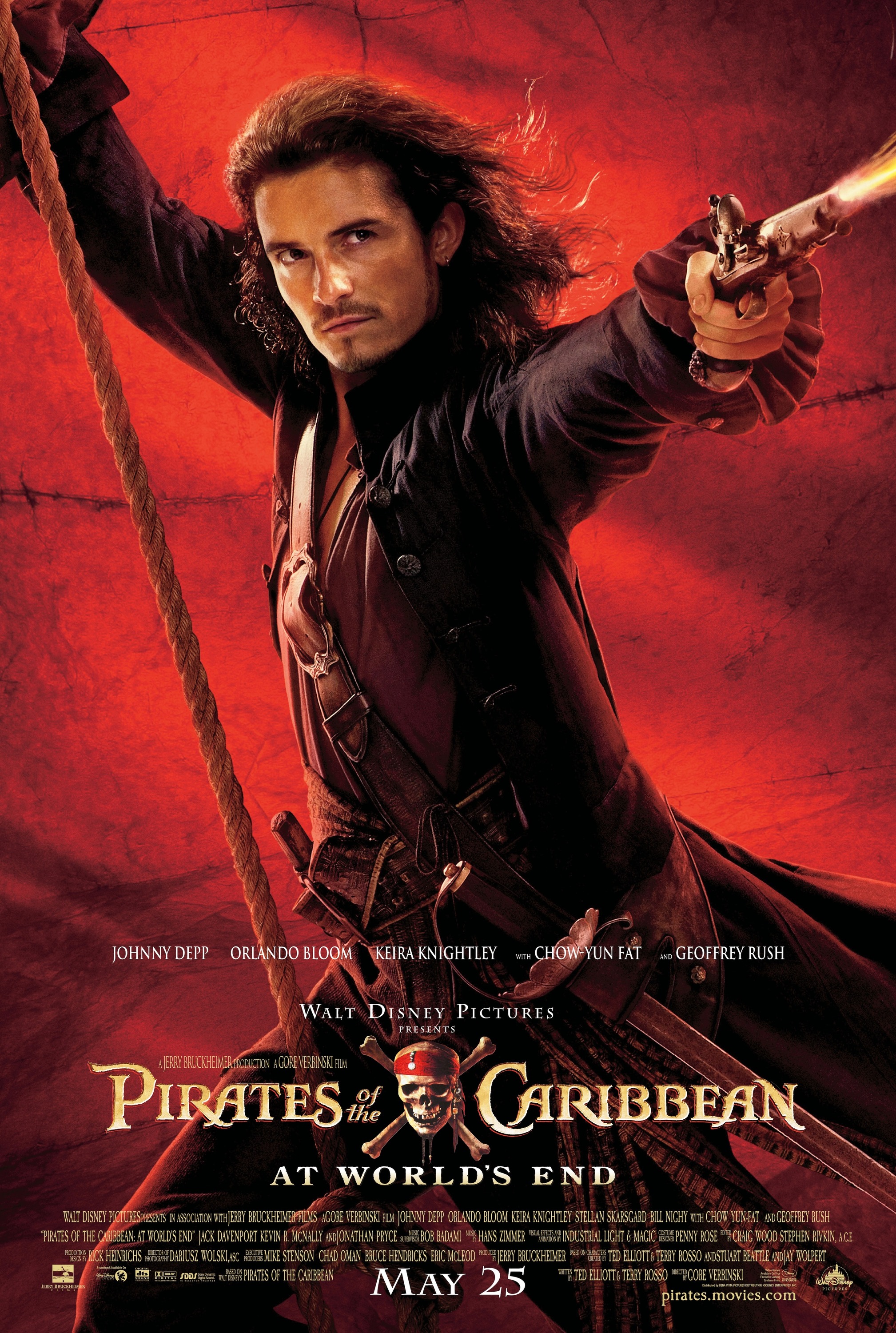 Mega Sized Movie Poster Image for Pirates of the Caribbean: At World's End (#9 of 15)