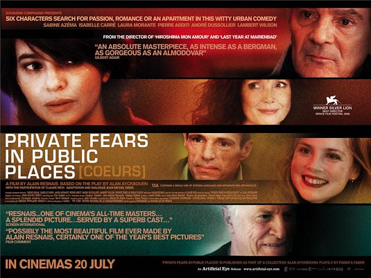Private Fears in Public Places Movie Poster