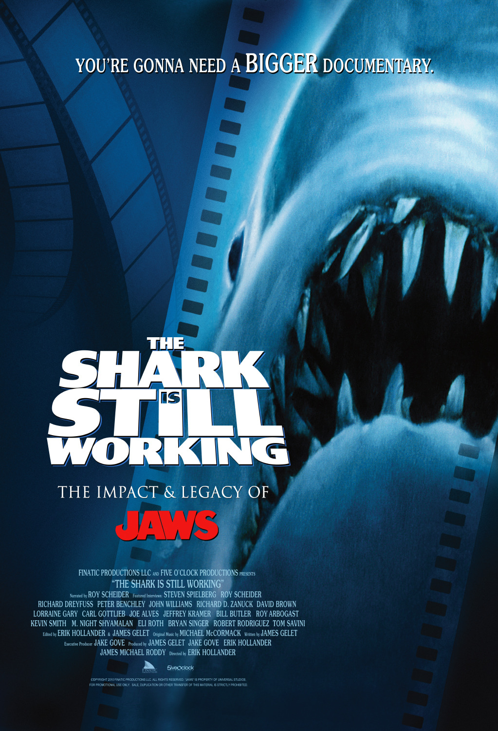 Extra Large Movie Poster Image for The Shark Is Still Working 