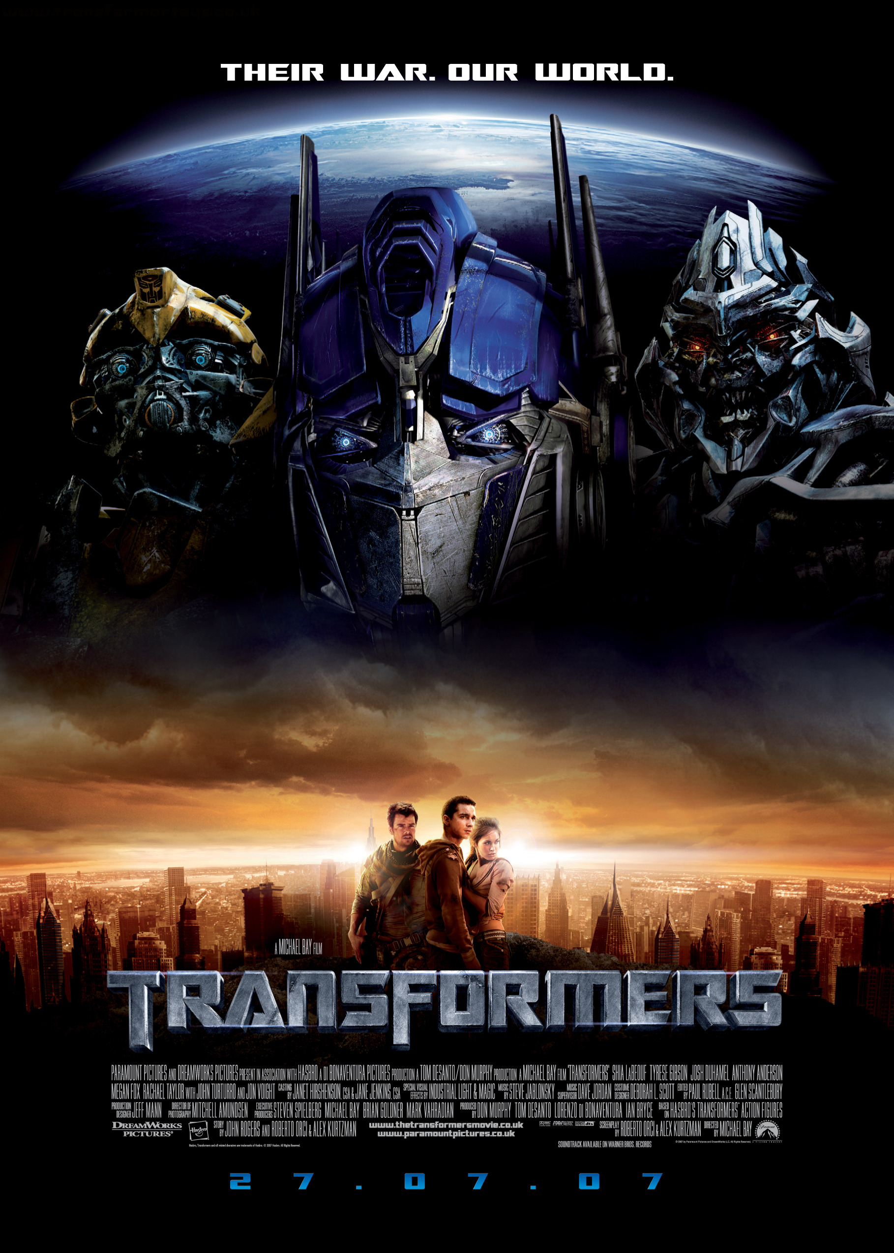 Mega Sized Movie Poster Image for Transformers (#8 of 16)