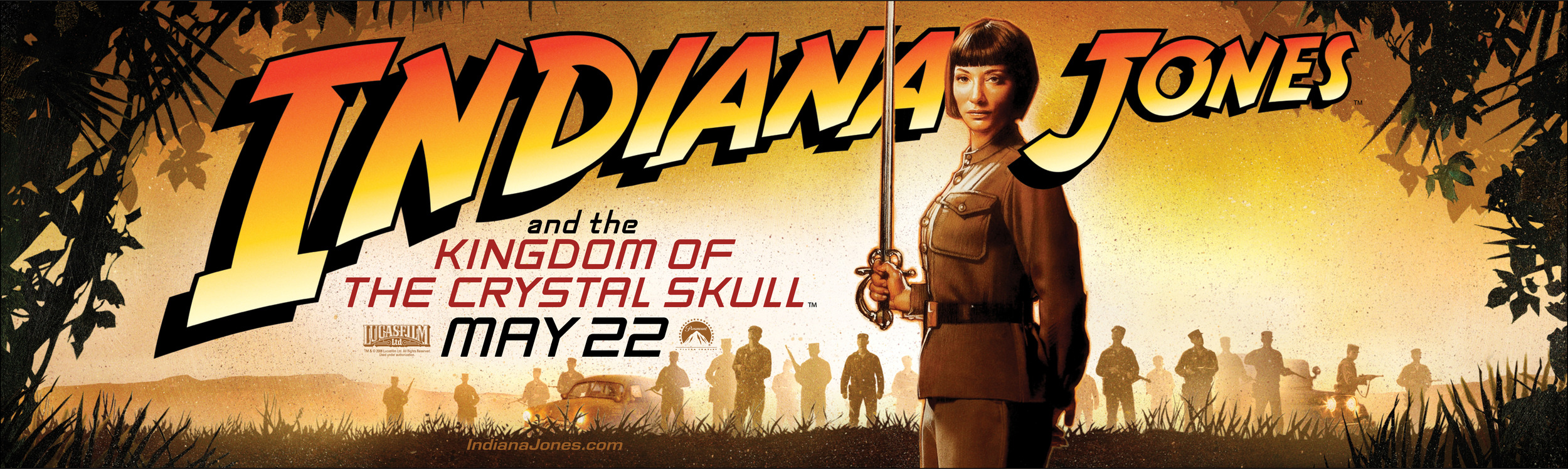 Mega Sized Movie Poster Image for Indiana Jones and the Kingdom of the Crystal Skull (#7 of 11)