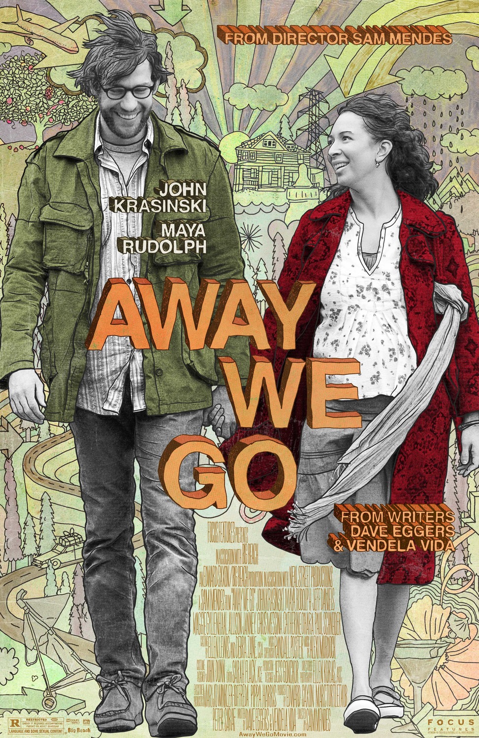 Extra Large Movie Poster Image for Away We Go (#1 of 4)