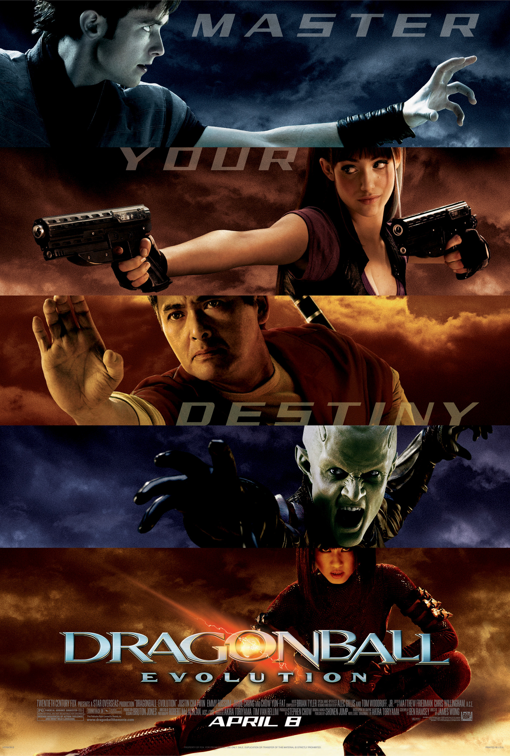 Mega Sized Movie Poster Image for Dragonball Evolution (#6 of 6)