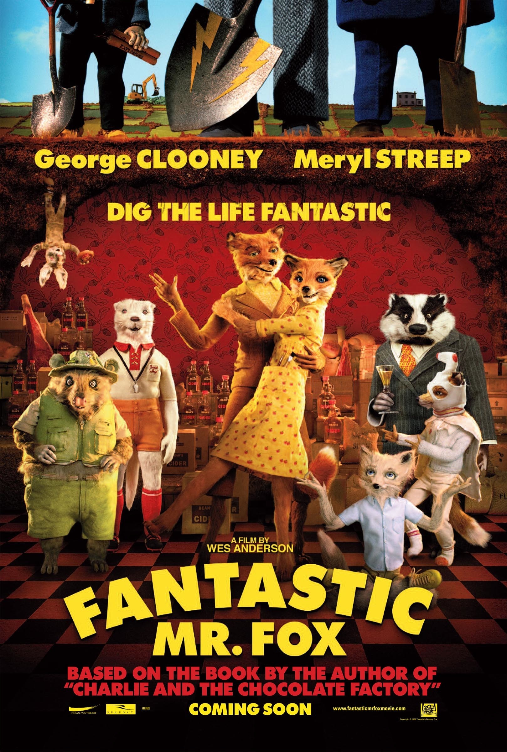 Mega Sized Movie Poster Image for Fantastic Mr. Fox (#1 of 11)