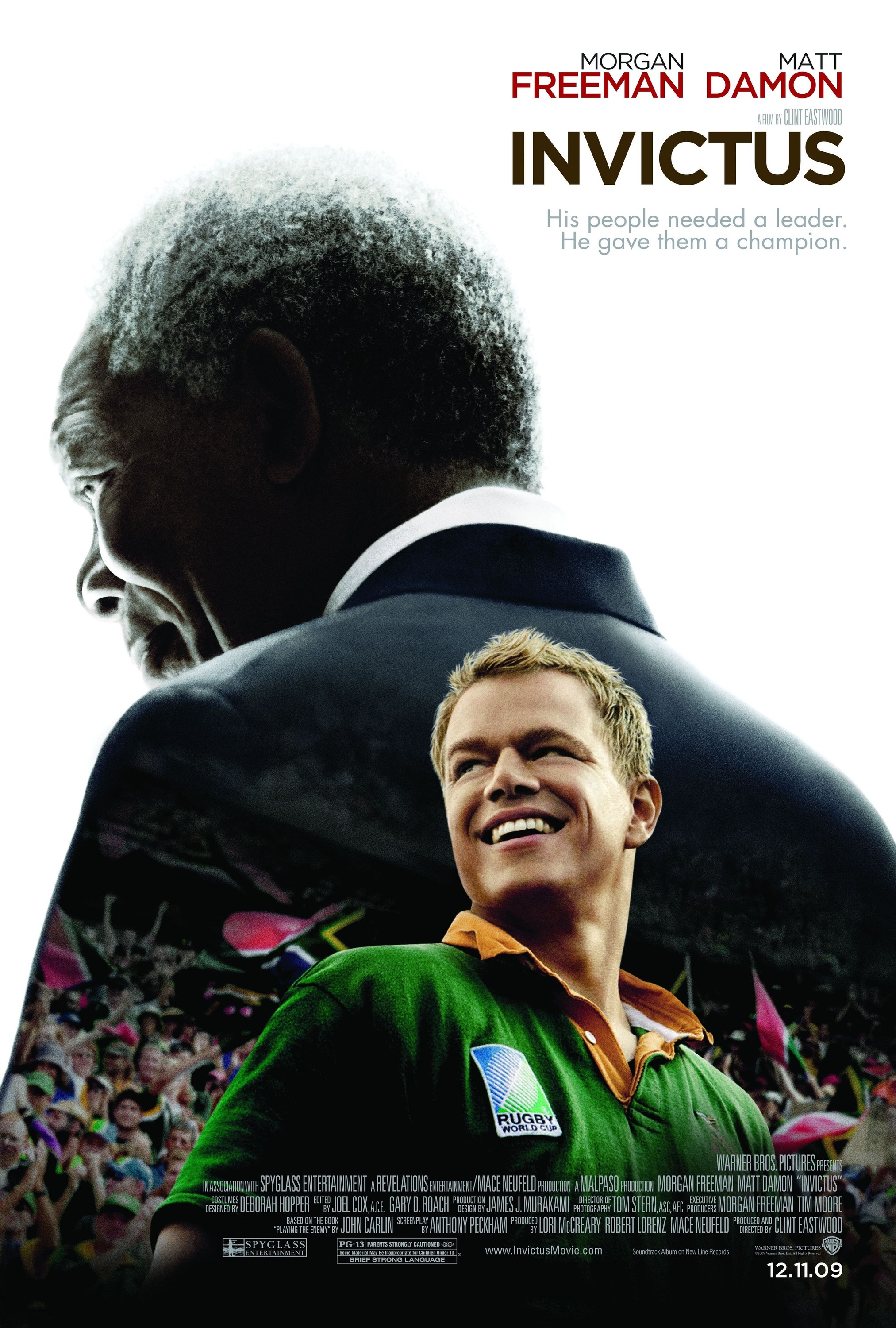 Mega Sized Movie Poster Image for Invictus 