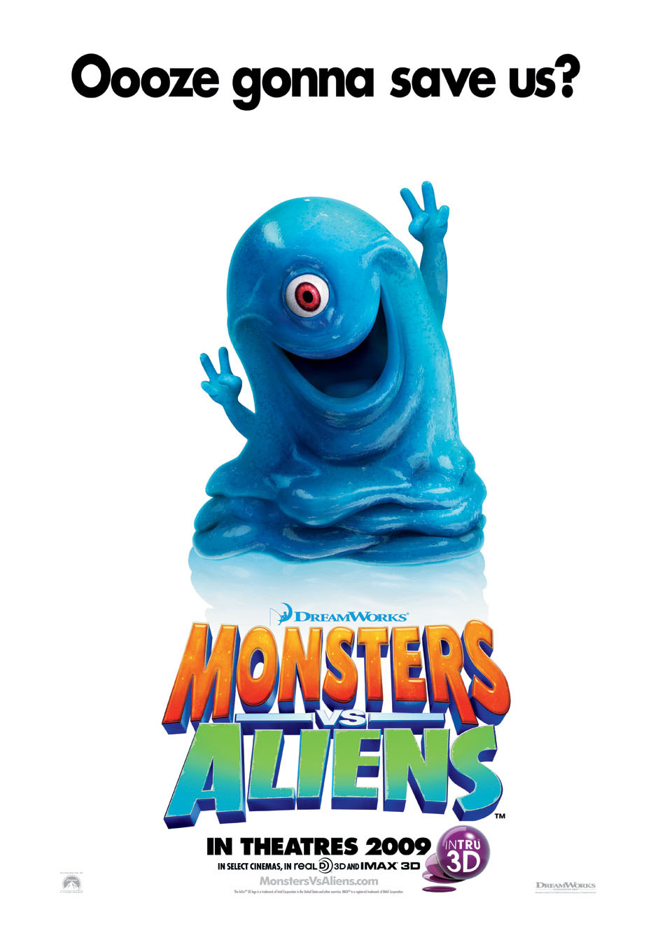 Extra Large Movie Poster Image for Monsters vs. Aliens (#1 of 26)