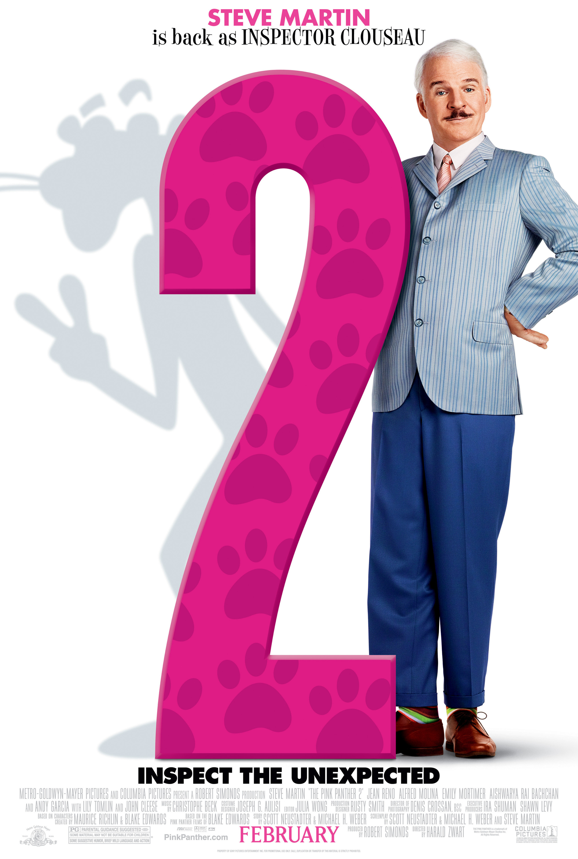 Mega Sized Movie Poster Image for Pink Panther 2 (#2 of 3)