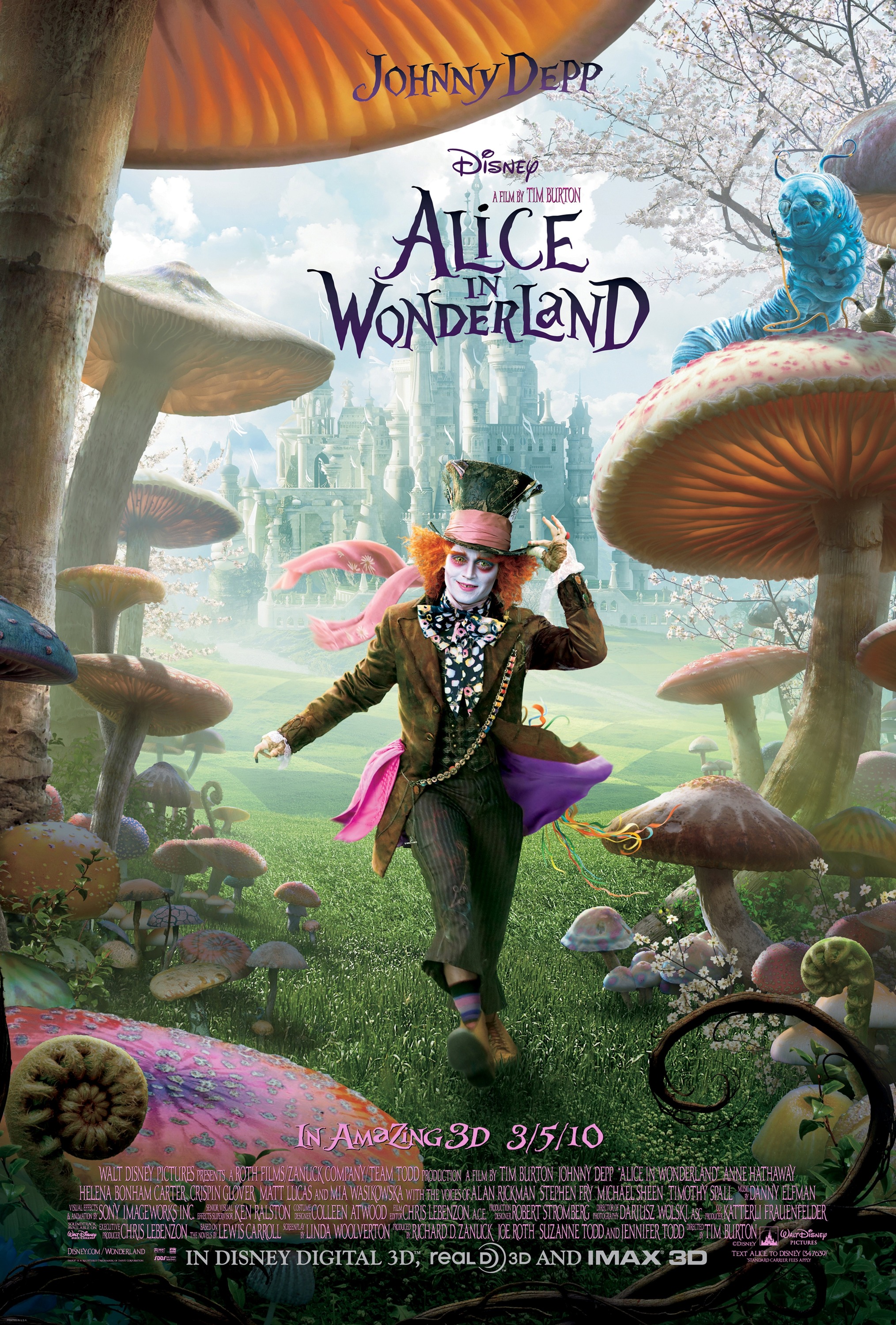 Mega Sized Movie Poster Image for Alice in Wonderland (#7 of 10)