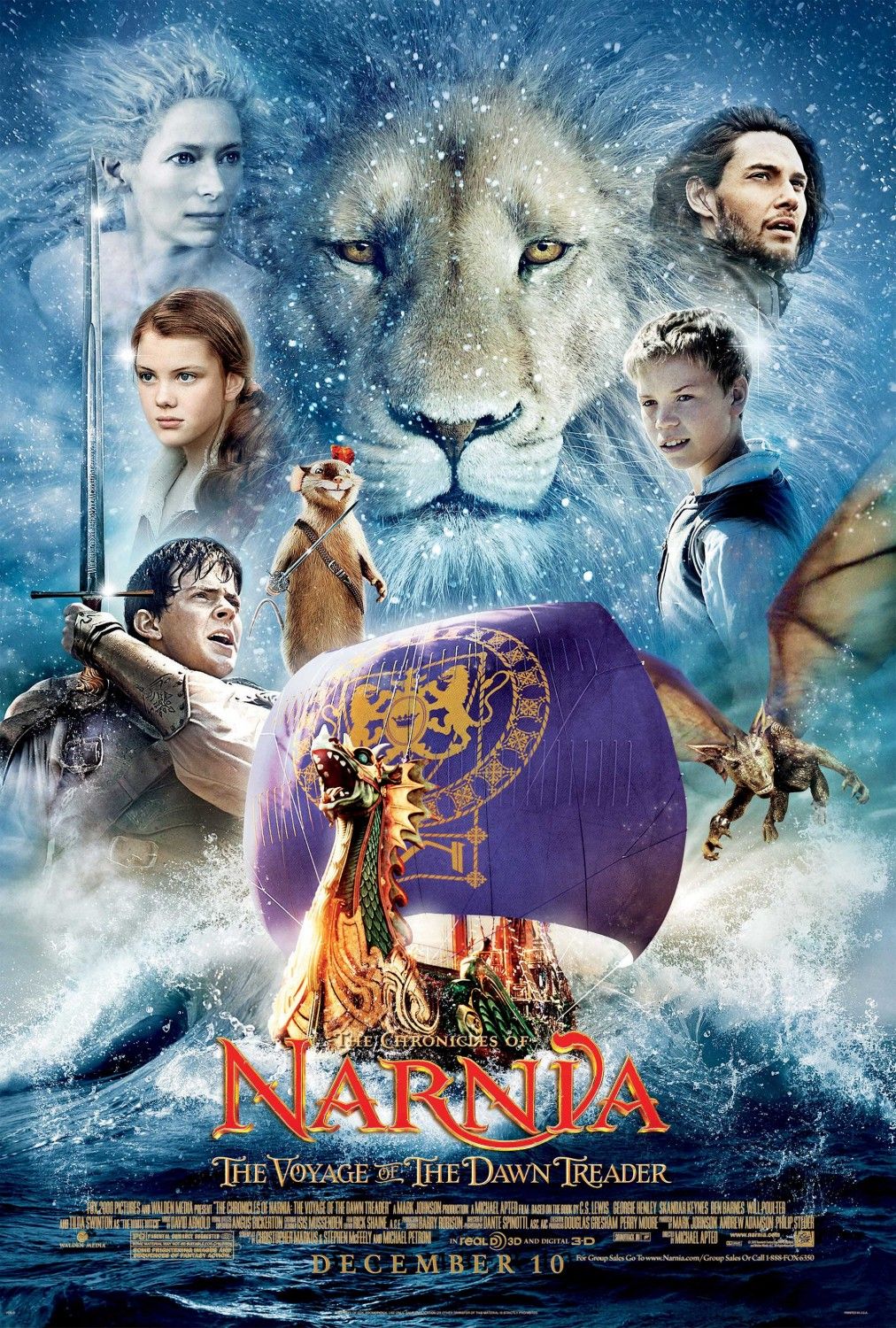 Extra Large Movie Poster Image for The Chronicles of Narnia: The Voyage of the Dawn Treader (#3 of 7)