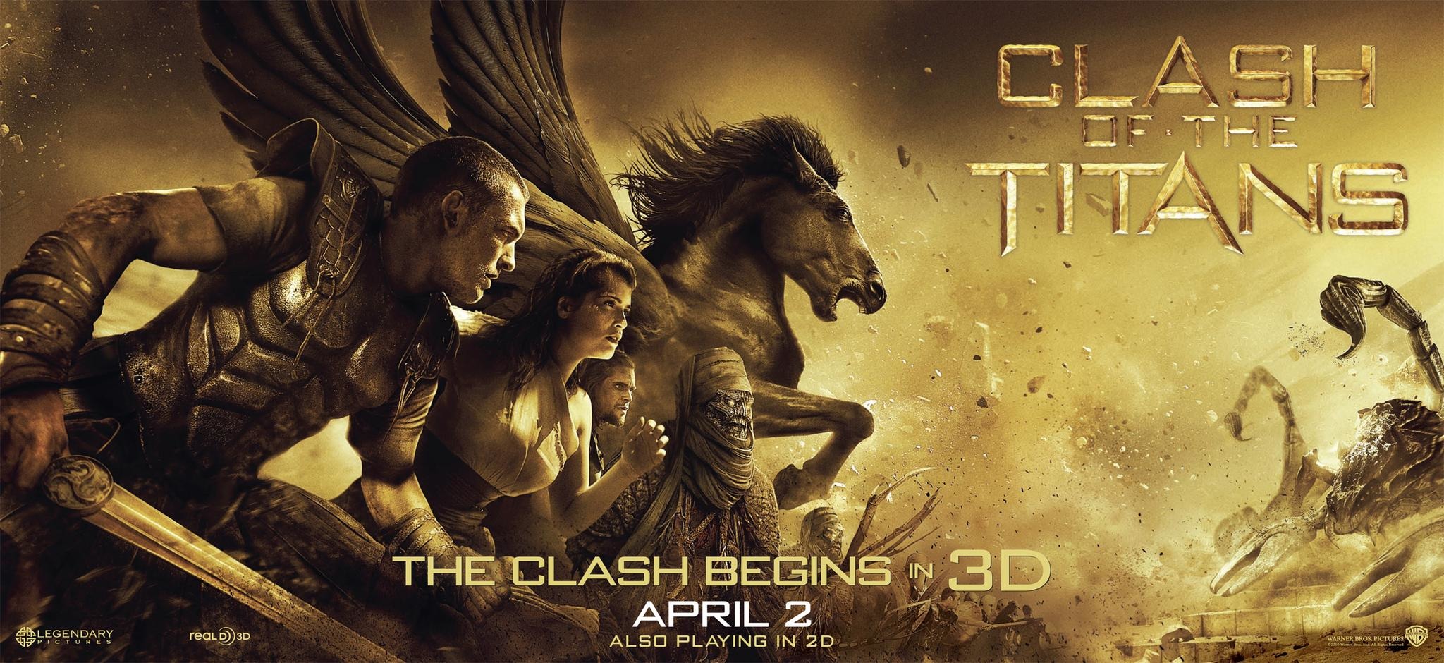 Mega Sized Movie Poster Image for Clash of the Titans (#9 of 11)