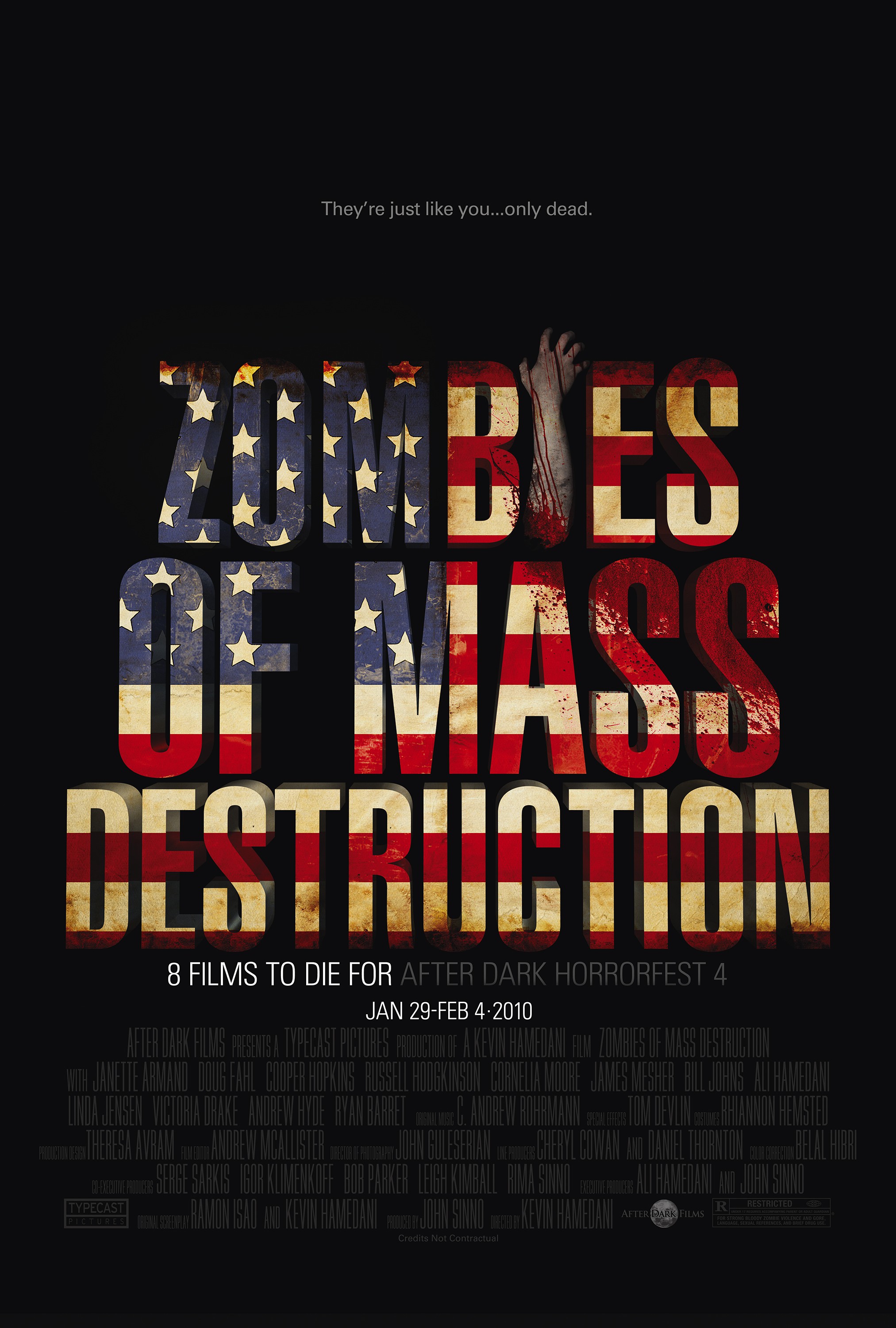 Mega Sized Movie Poster Image for Zombies of Mass Destruction (#2 of 2)