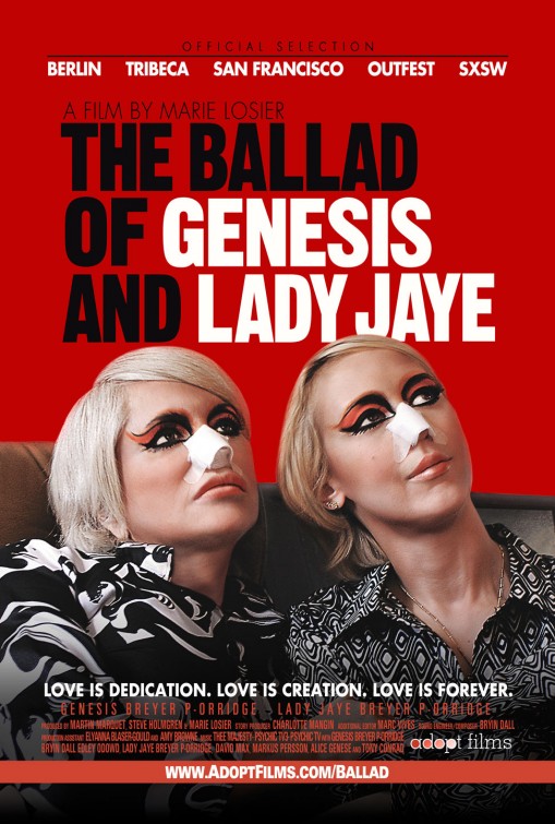 The Ballad of Genesis and Lady Jaye Movie Poster