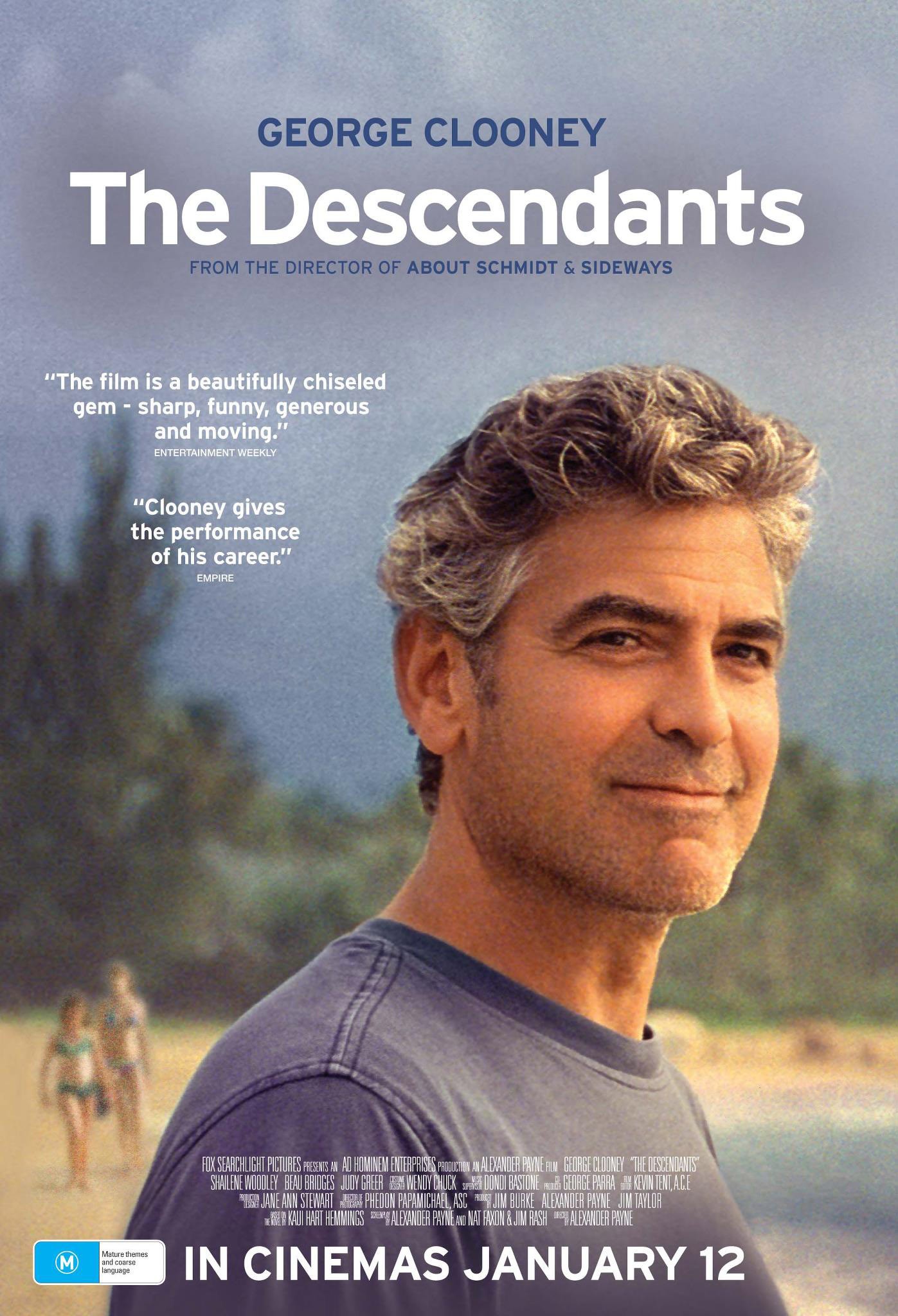Mega Sized Movie Poster Image for The Descendants (#4 of 4)
