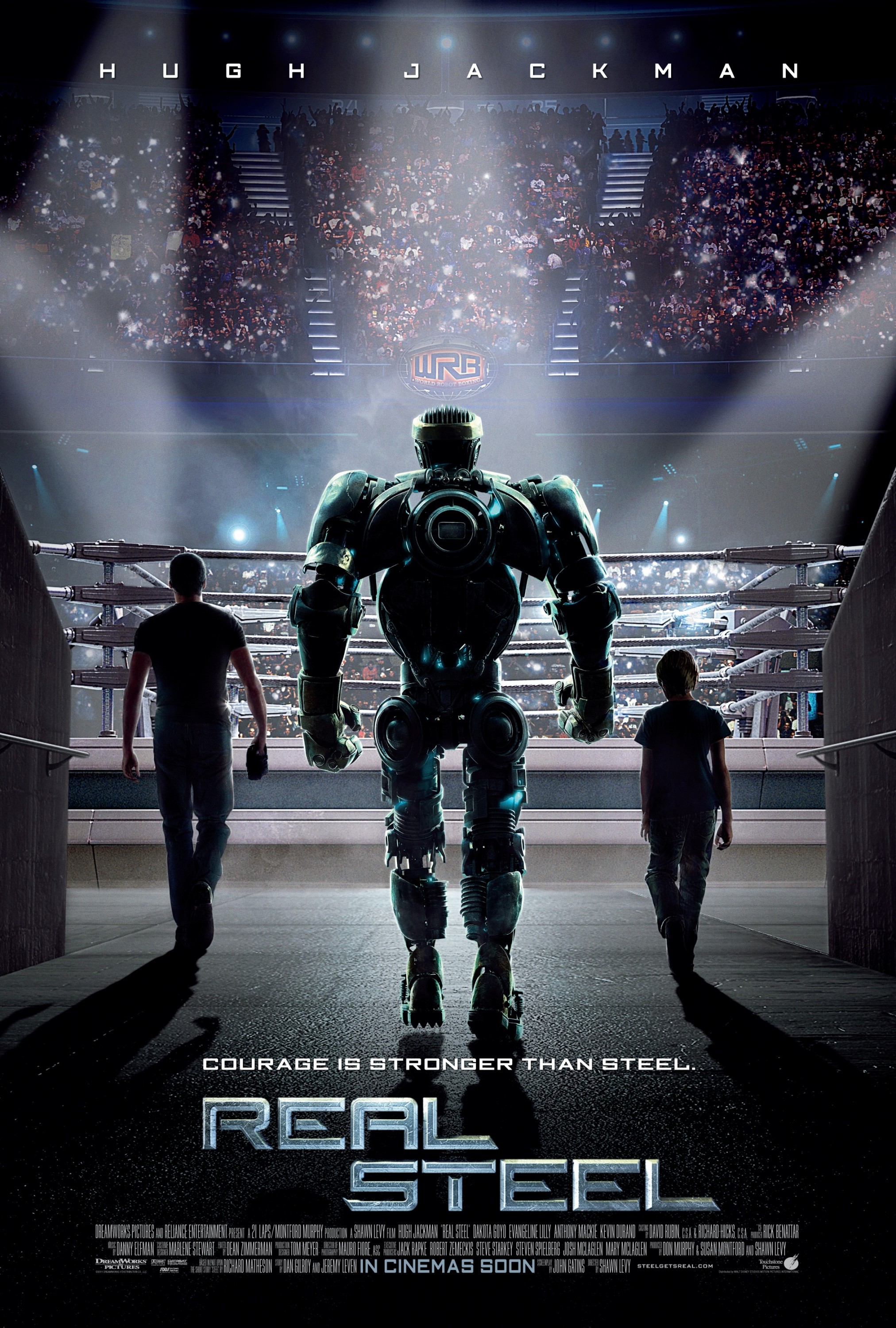 Mega Sized Movie Poster Image for Real Steel (#2 of 10)