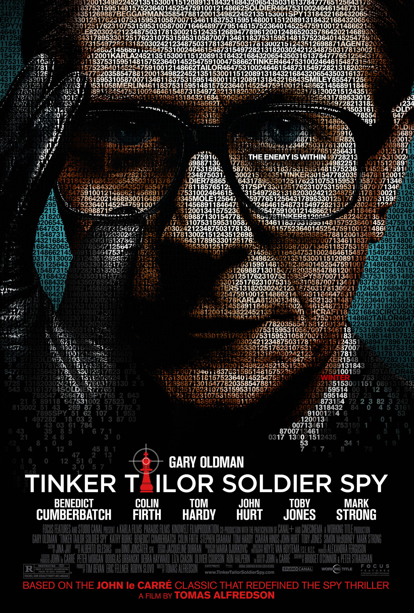 Mega Sized Movie Poster Image for Tinker, Tailor, Soldier, Spy (#8 of 12)