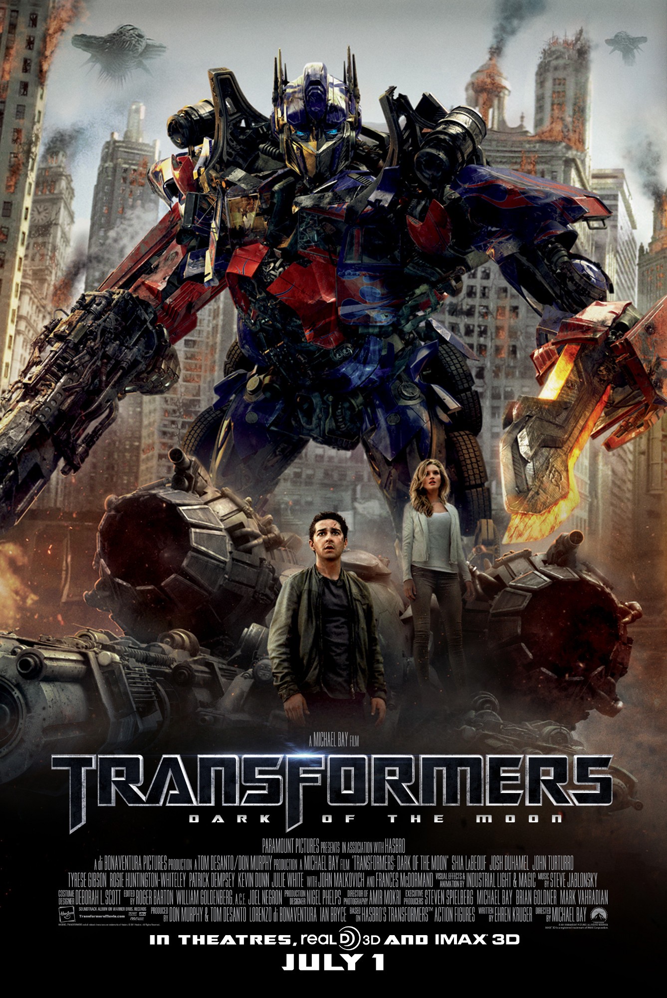 Mega Sized Movie Poster Image for Transformers: Dark of the Moon (#5 of 9)