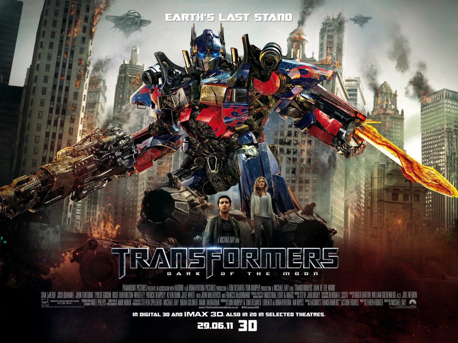 Extra Large Movie Poster Image for Transformers: Dark of the Moon (#7 of 9)