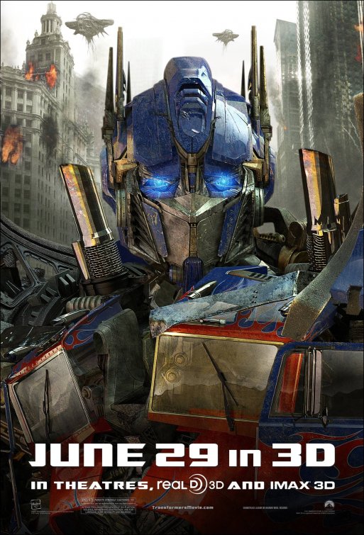 Transformers: Dark of the Moon Movie Poster