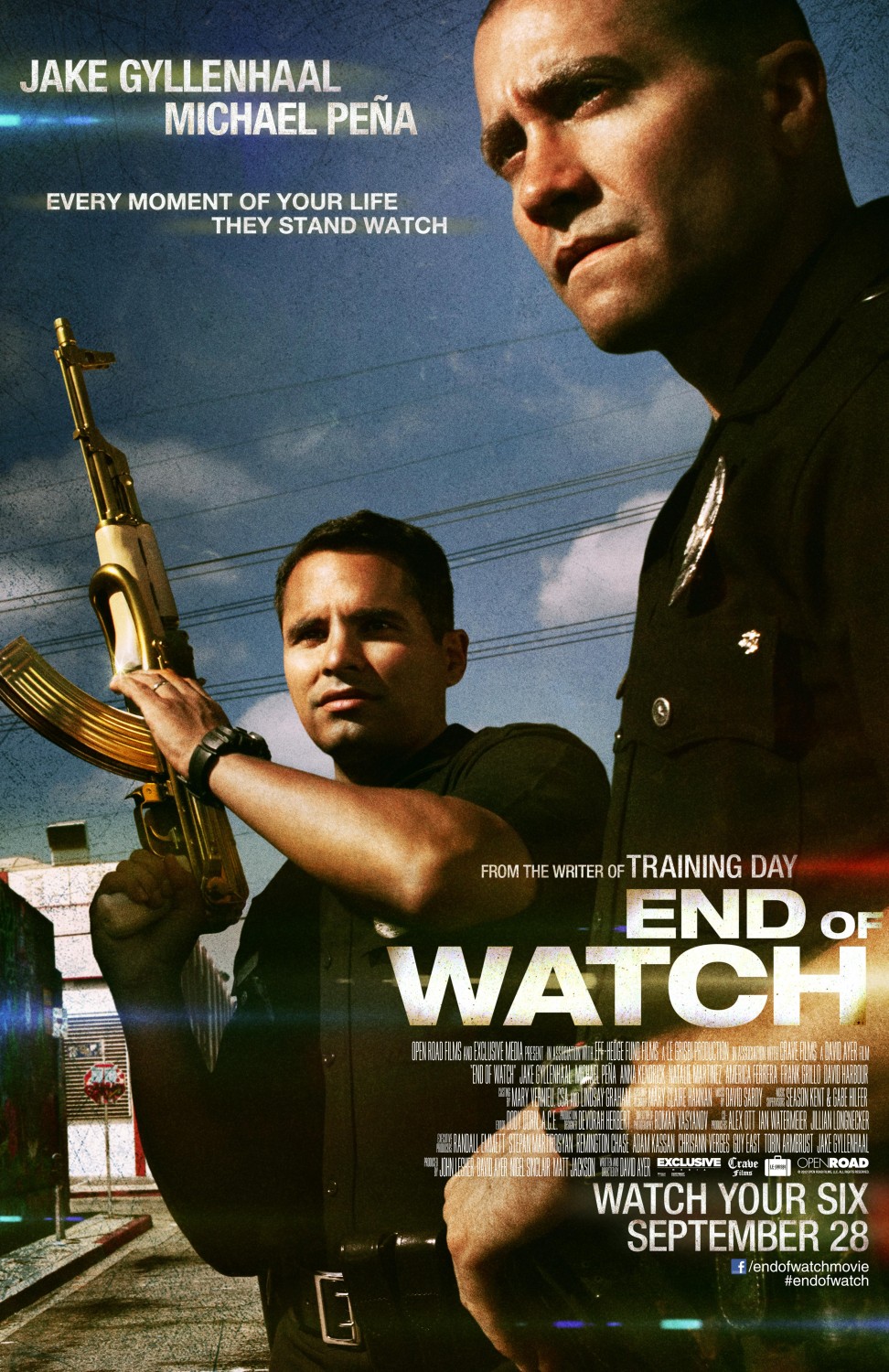 Extra Large Movie Poster Image for End of Watch (#1 of 5)