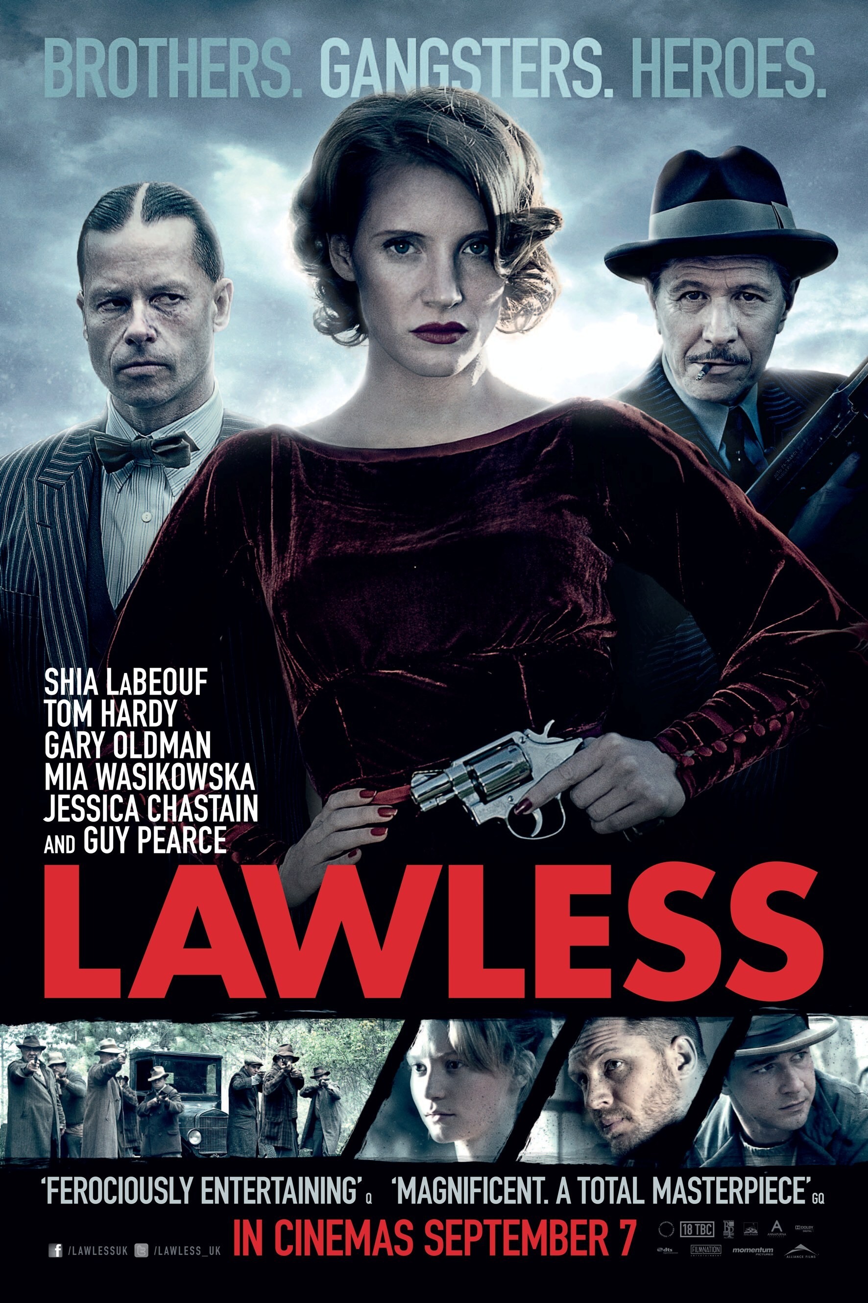Mega Sized Movie Poster Image for Lawless (#11 of 14)